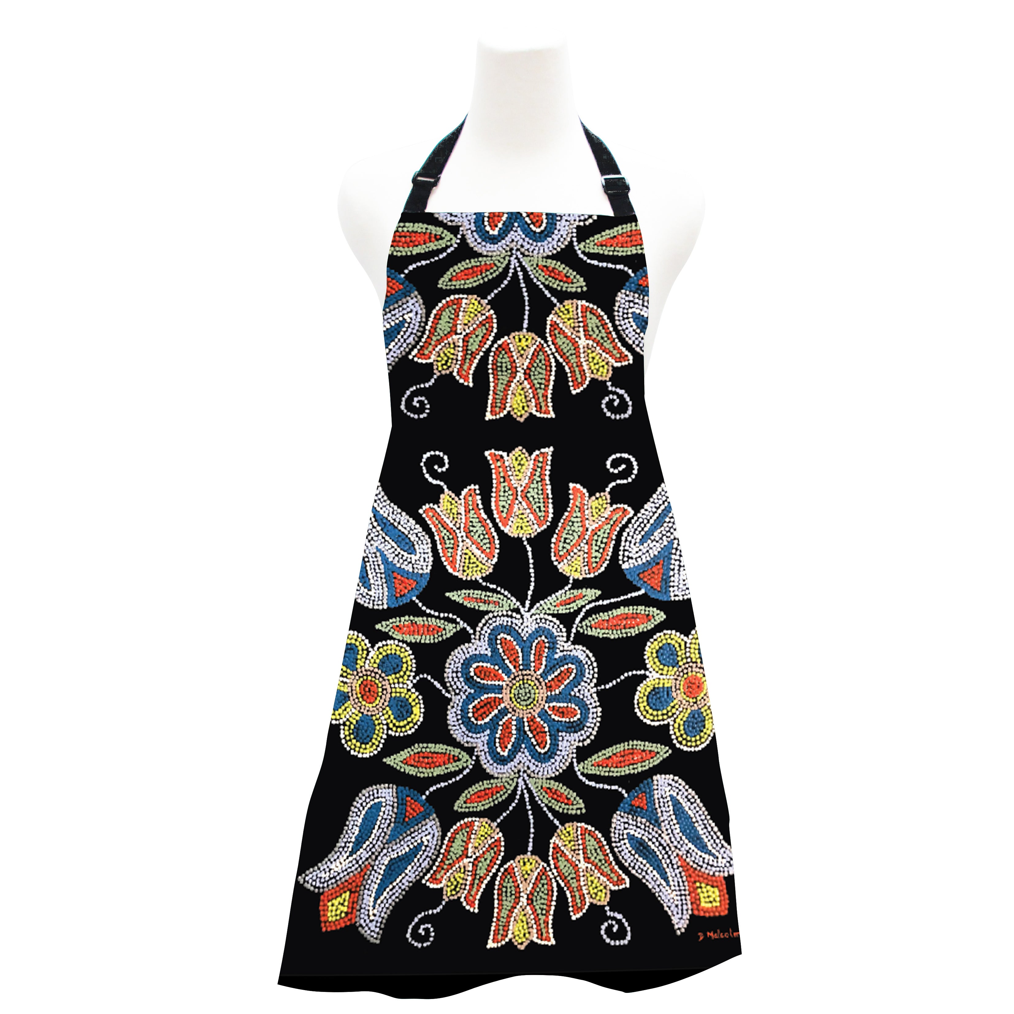 Deb Malcolm Silver Threads Apron - Out of Stock