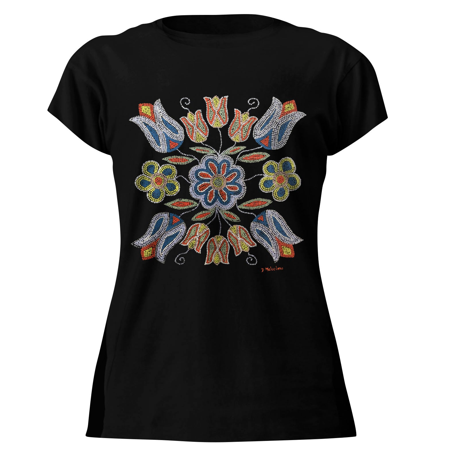 Deb Malcolm Silver Threads Ladies Tshirt- SIZE XXL IS OUT OF STOCK