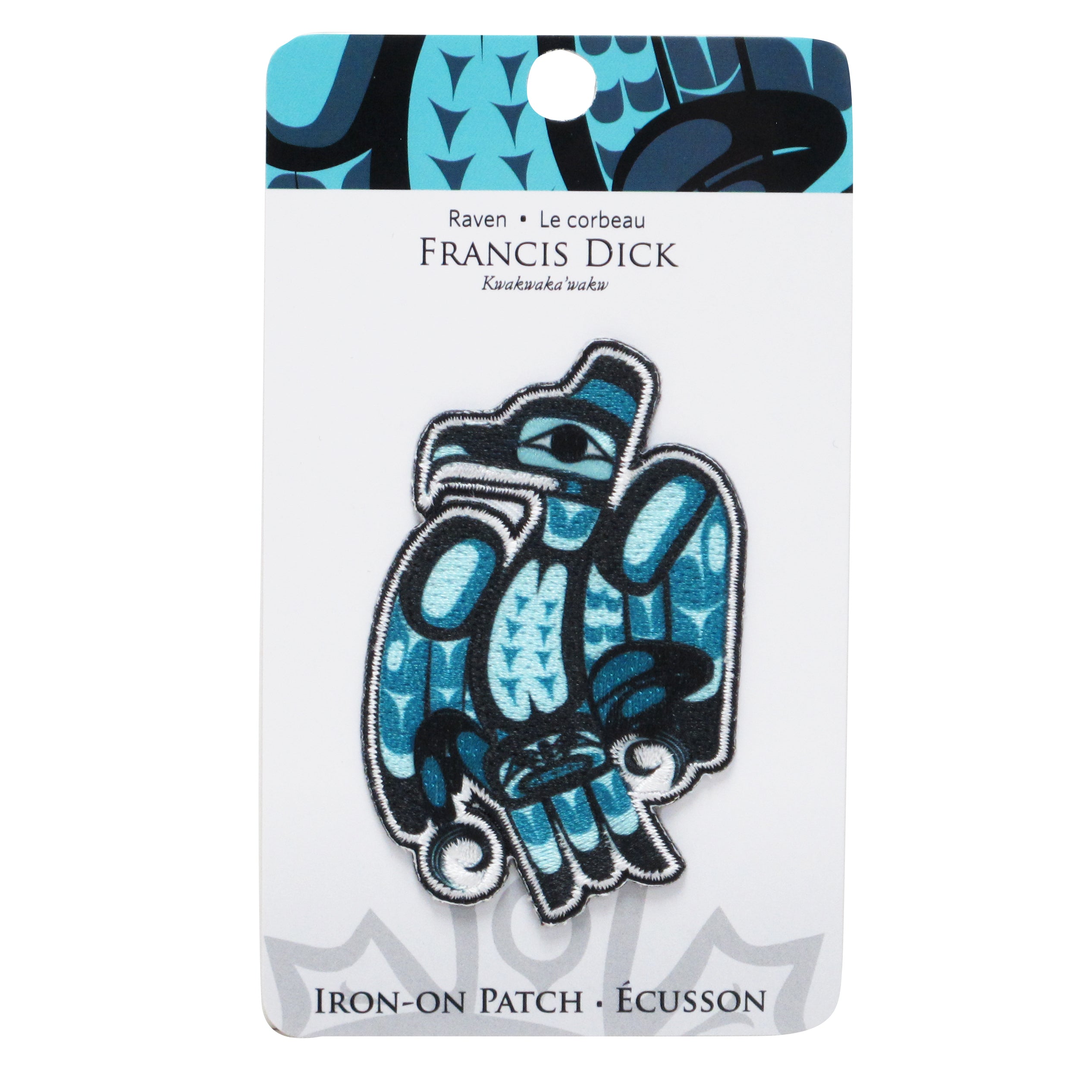 Francis Dick Raven Iron-on Patch