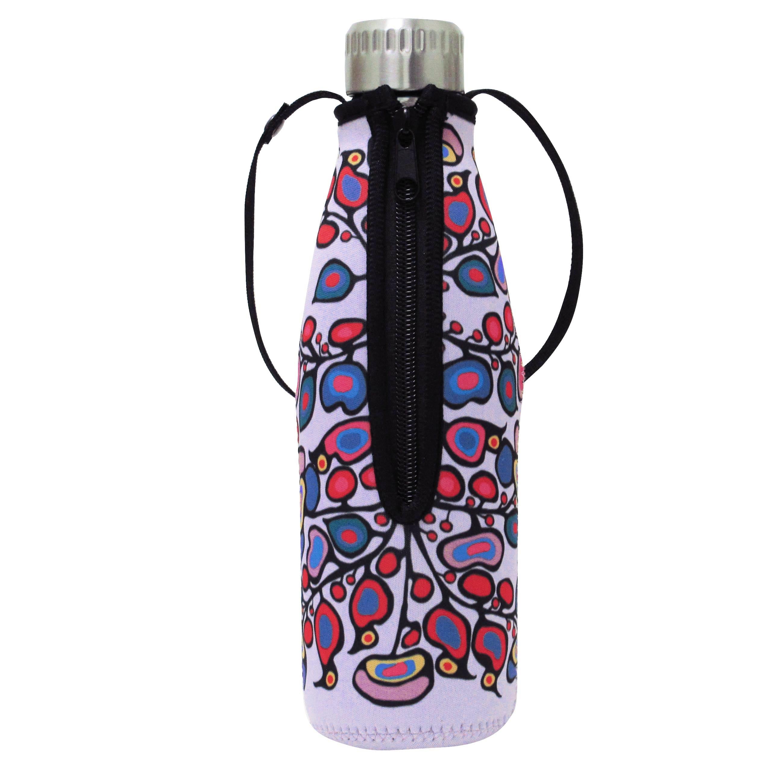 Norval Morrisseau Woodland Floral Water Bottle and Sleeve - Out of Stock