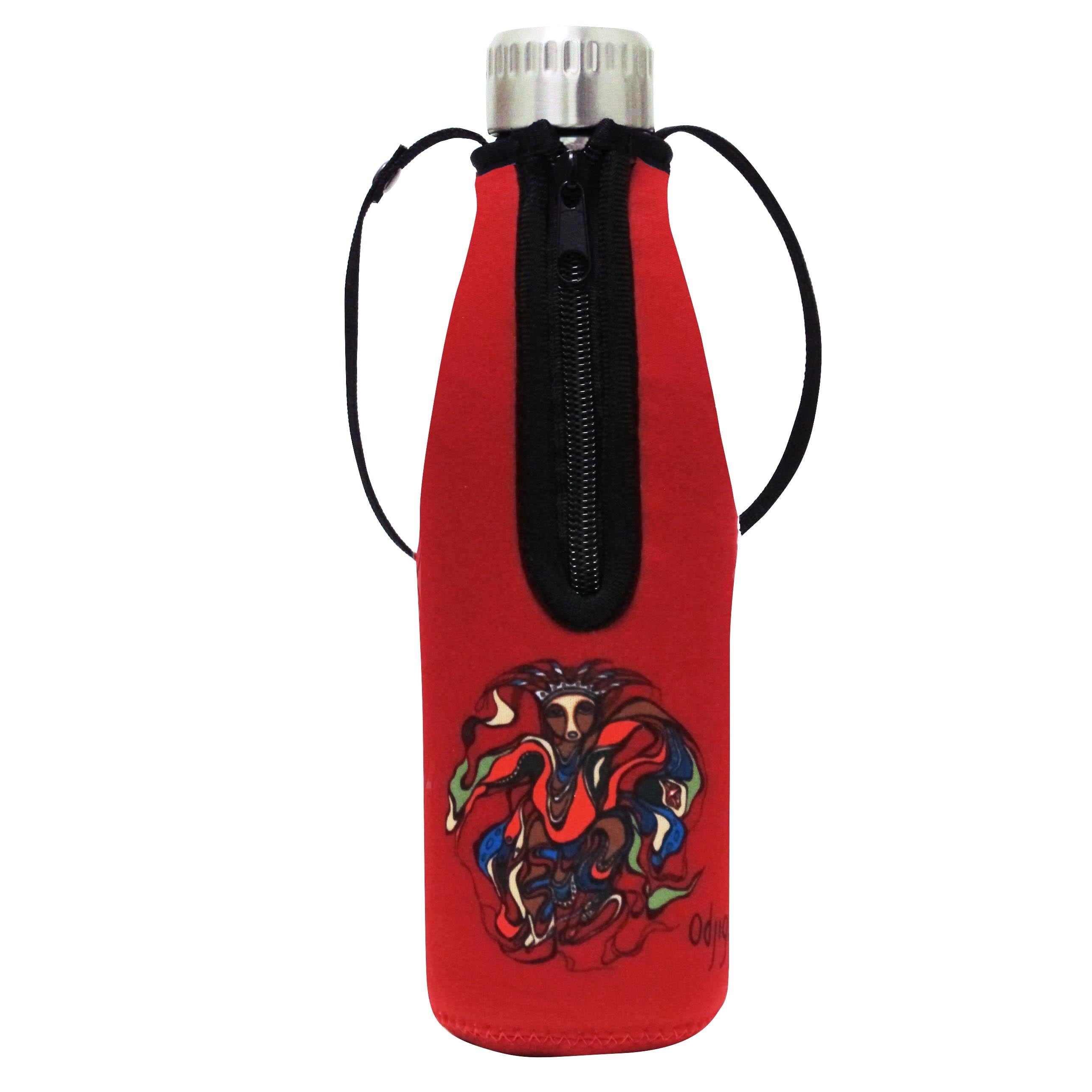 Daphne Odjig Pow Wow Dancer Water Bottle and Sleeve