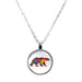 Dawn Oman Alpha Bear Dome Glass Necklace - Oscardo