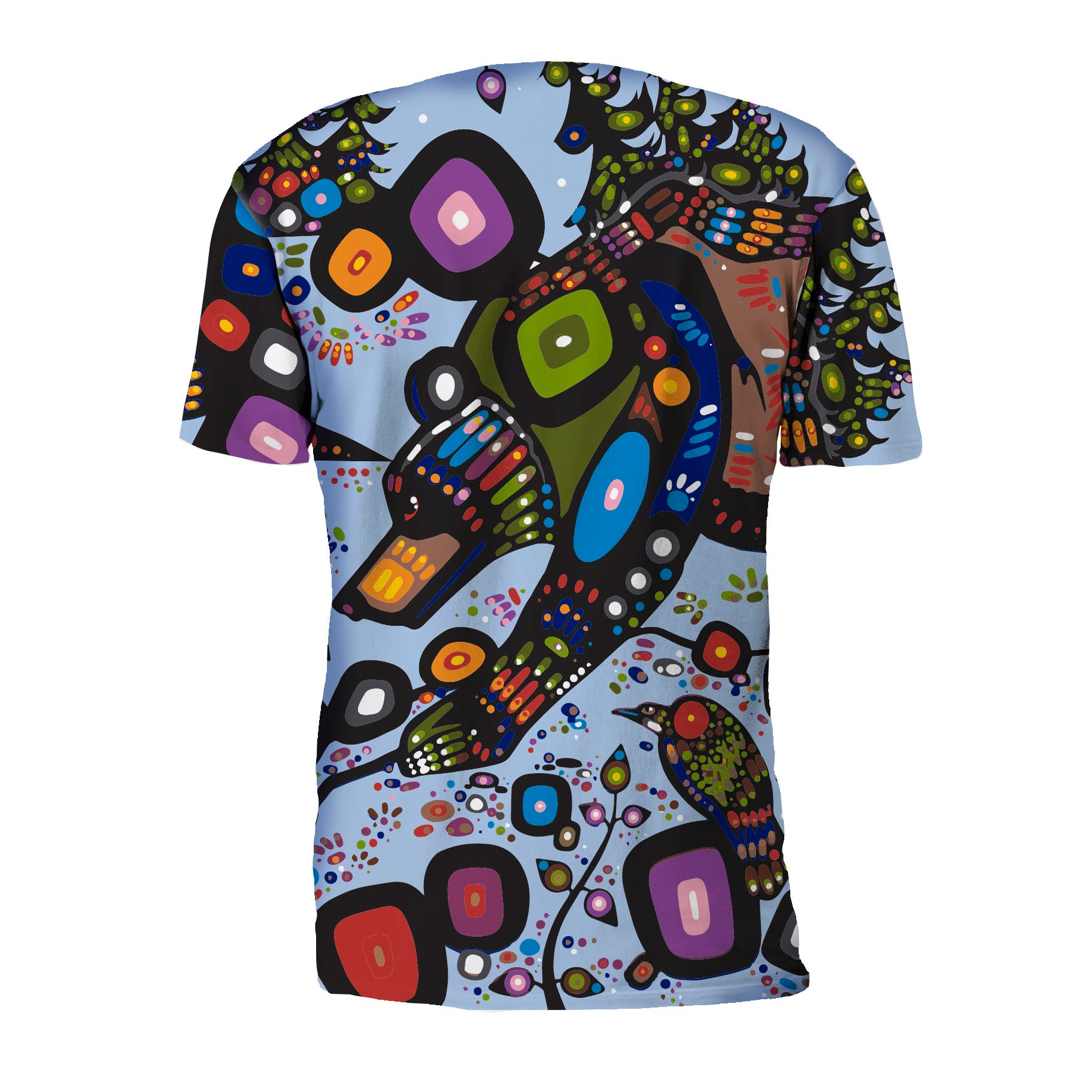 John  Rombough Bear Full Print Art T-Shirt - Out of Stock Size XXL