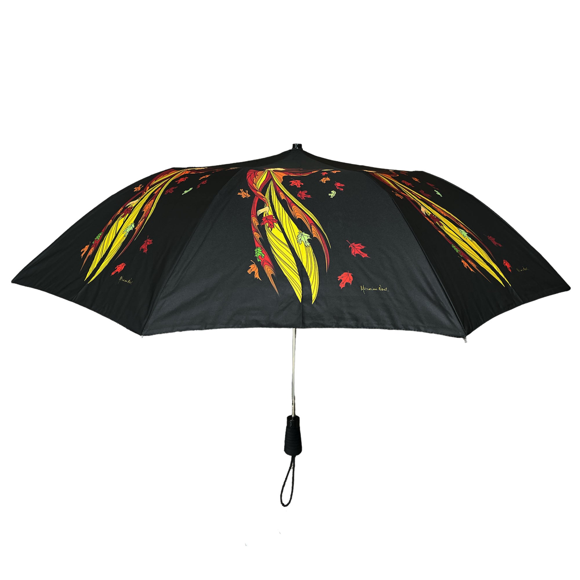 Maxine Noel Leaf Dancer Artist Collapsible Umbrella
