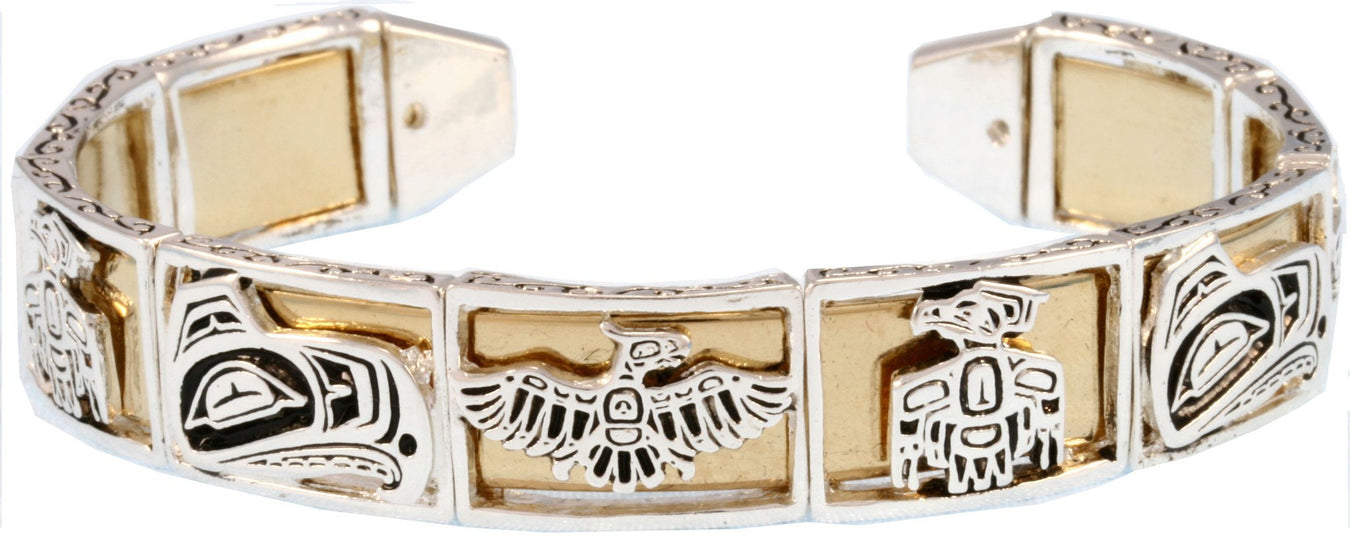 Gold Reflections Copper Bracelets - Oscardo