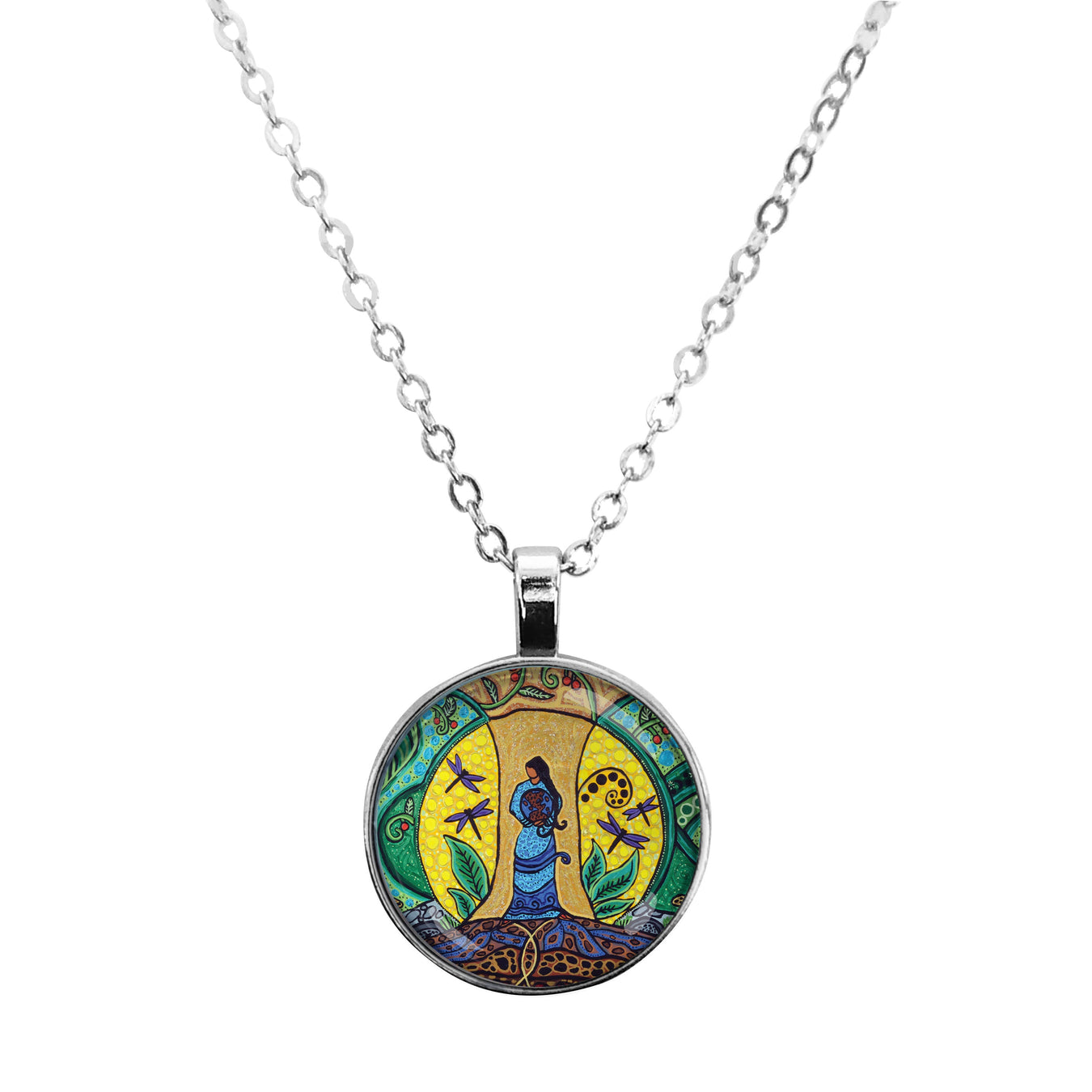 Dome Glass Necklaces