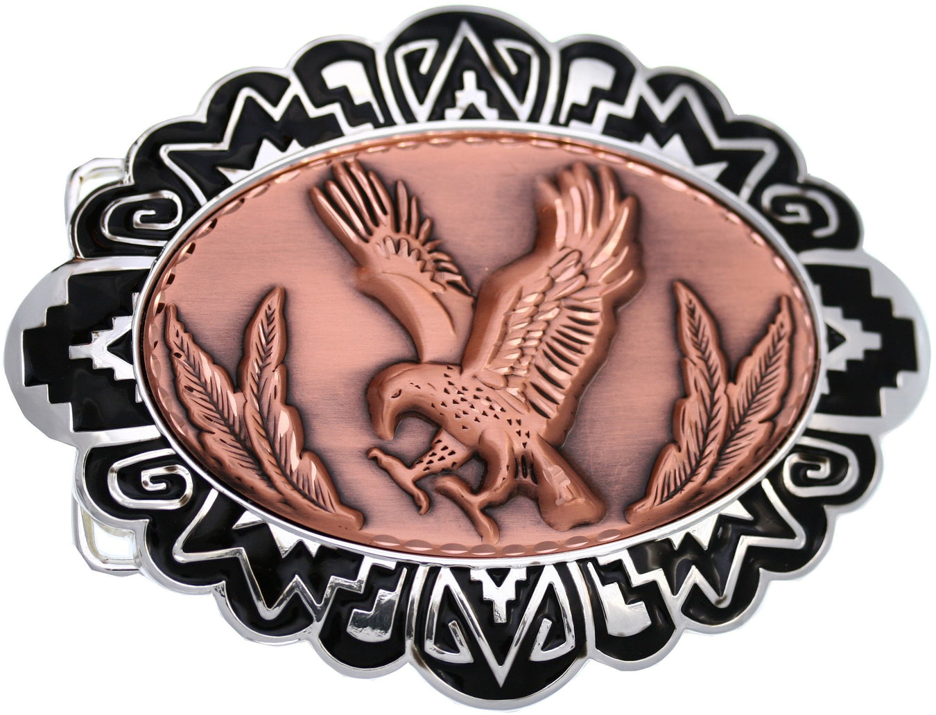 Copper Embossed Belt Buckles - Oscardo