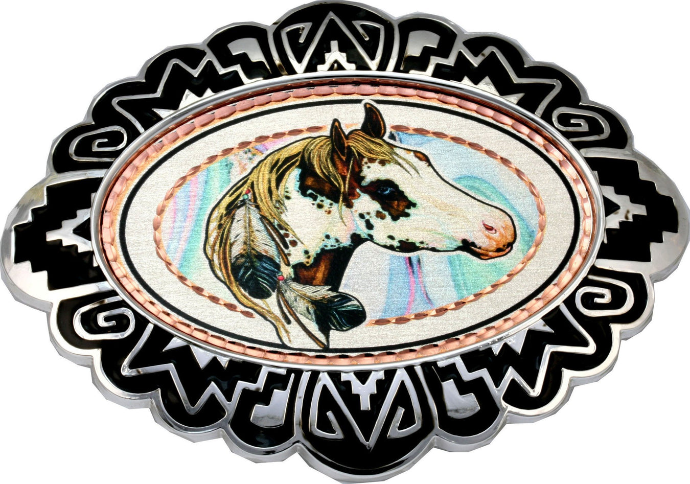 Colourful Lynn Bean Belt Buckles - Oscardo