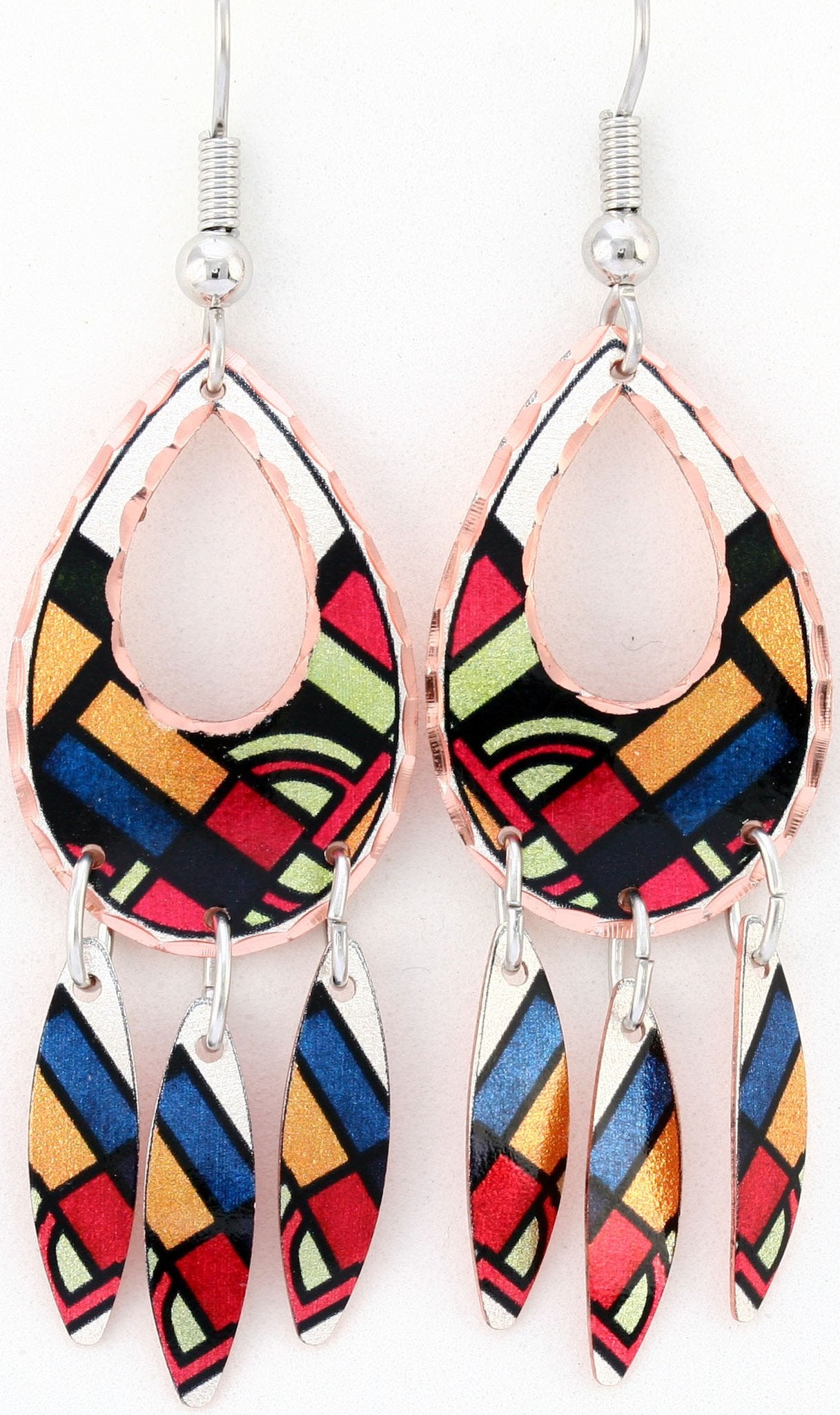 Colourful Multiple Earrings - Oscardo