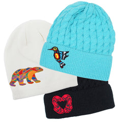 Embroidered Knitted Hats - Oscardo