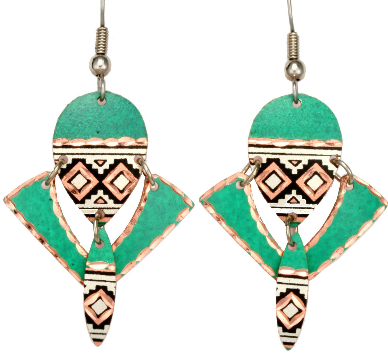 Patina Earrings - Oscardo