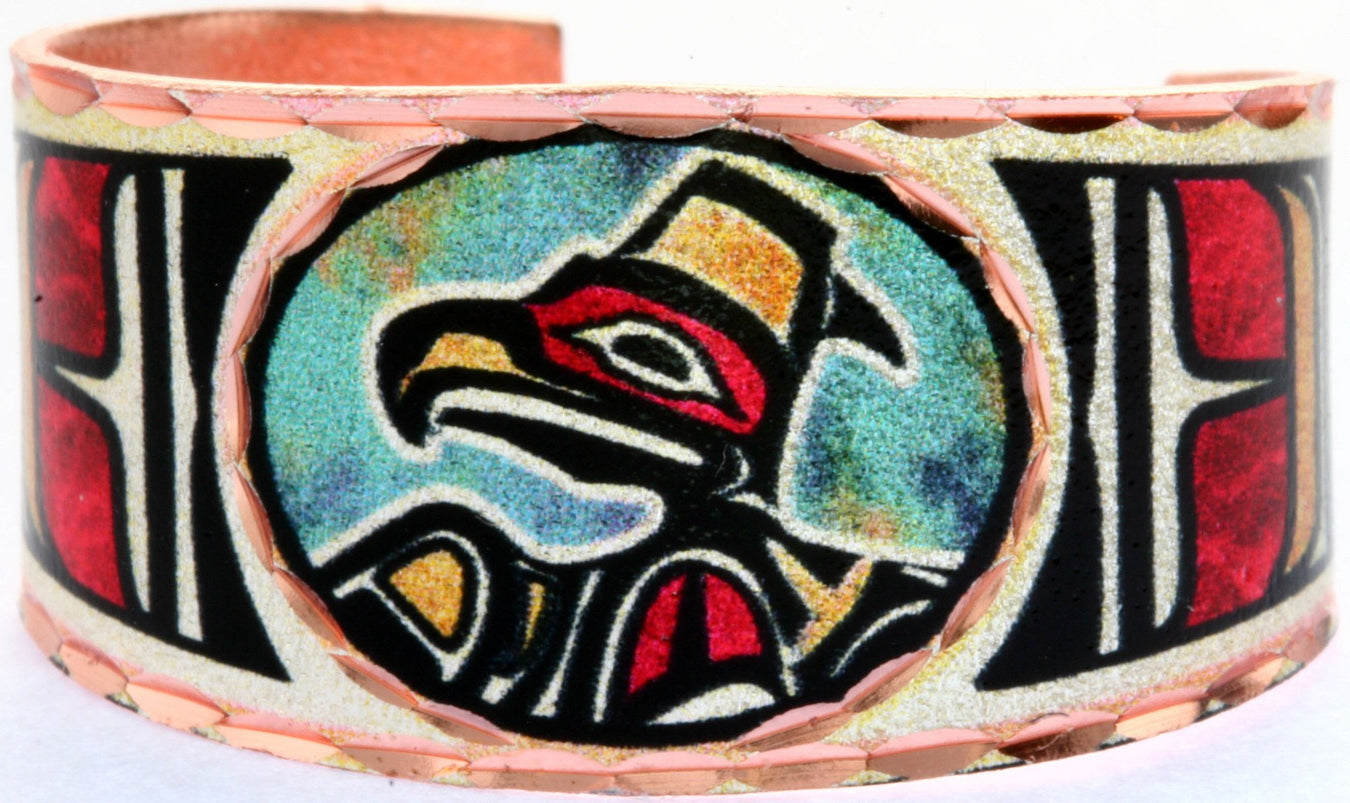 Colourful Northwest Native Rings - Oscardo