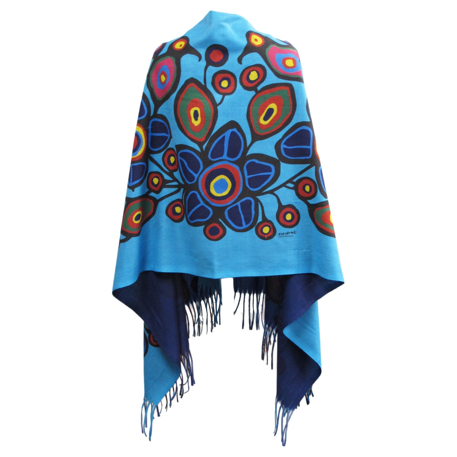 Norval Morrisseau Flowers and Birds Eco-Shawl