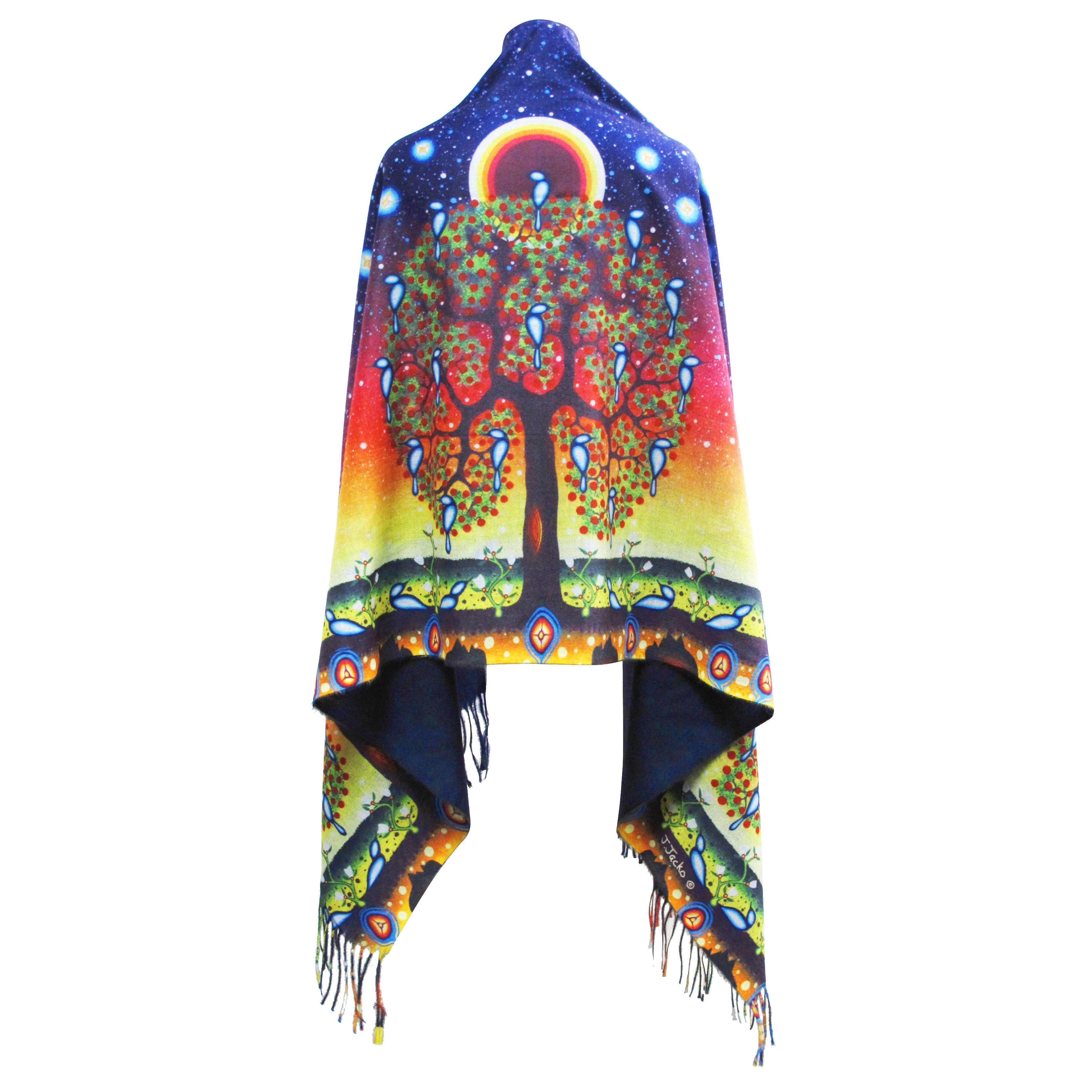 James Jacko Tree of life Eco-Shawl