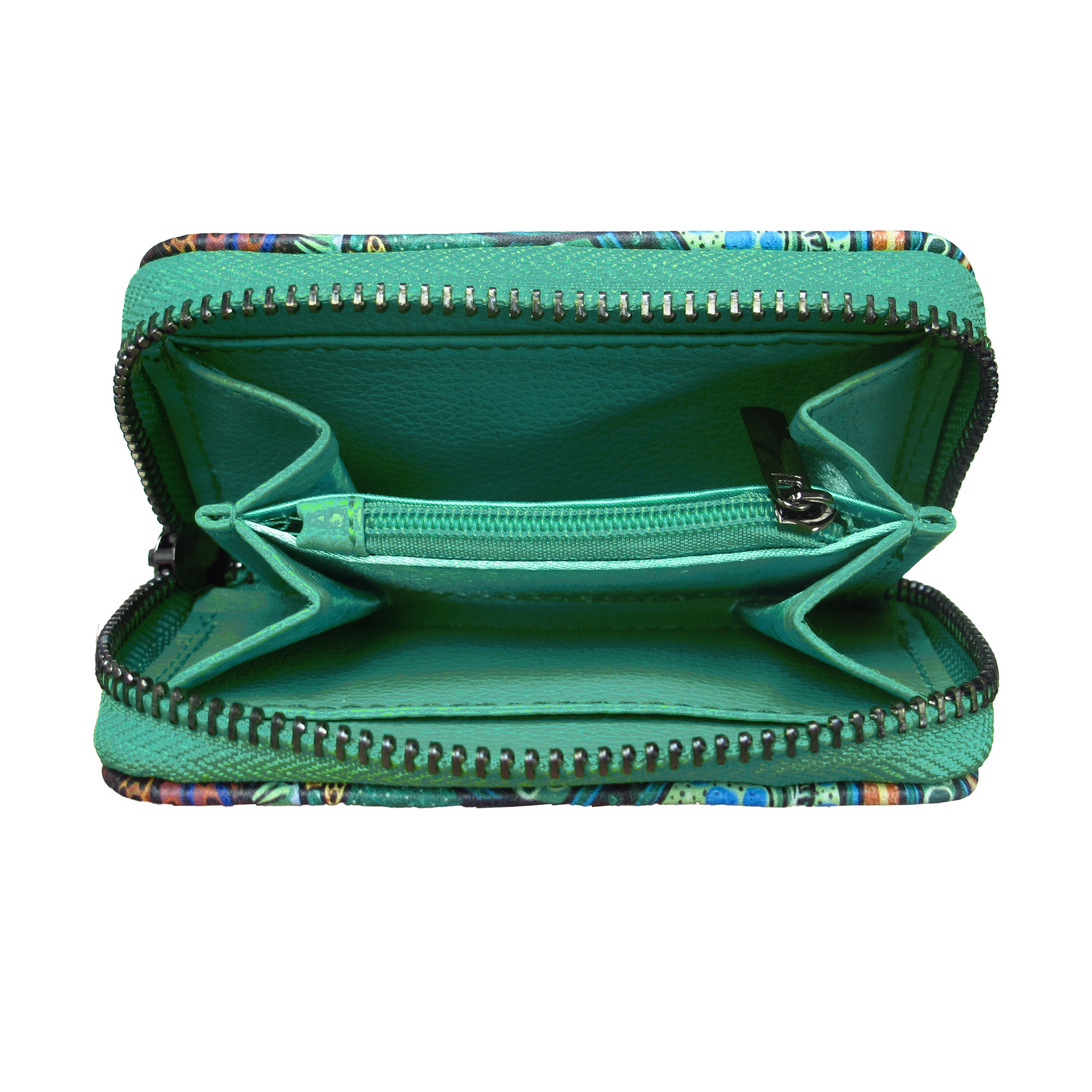 Leah Dorion Strong Earth Woman Zip-Around Coin Wallet