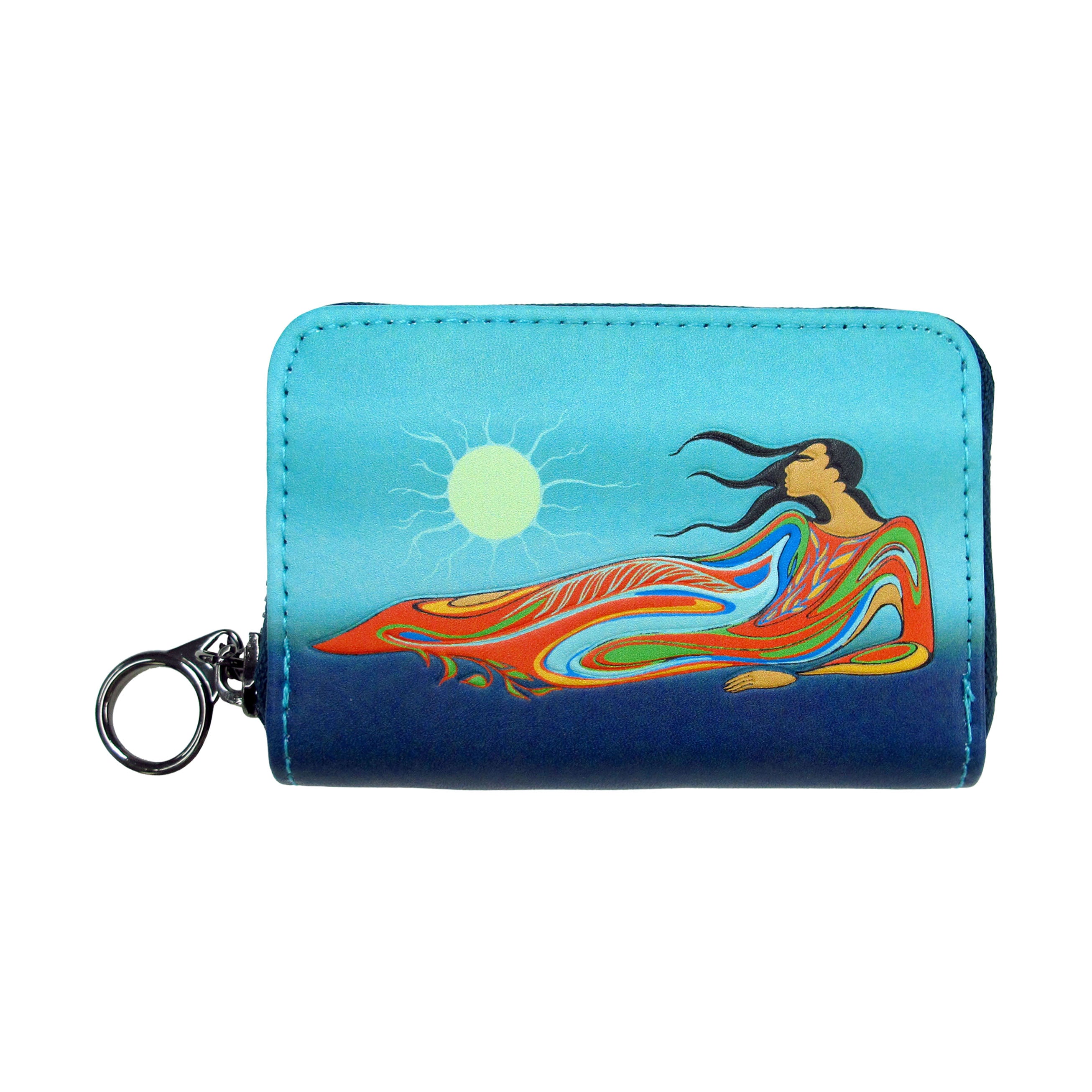 Maxine Noel Mother Earth Zip-Around Coin Wallet