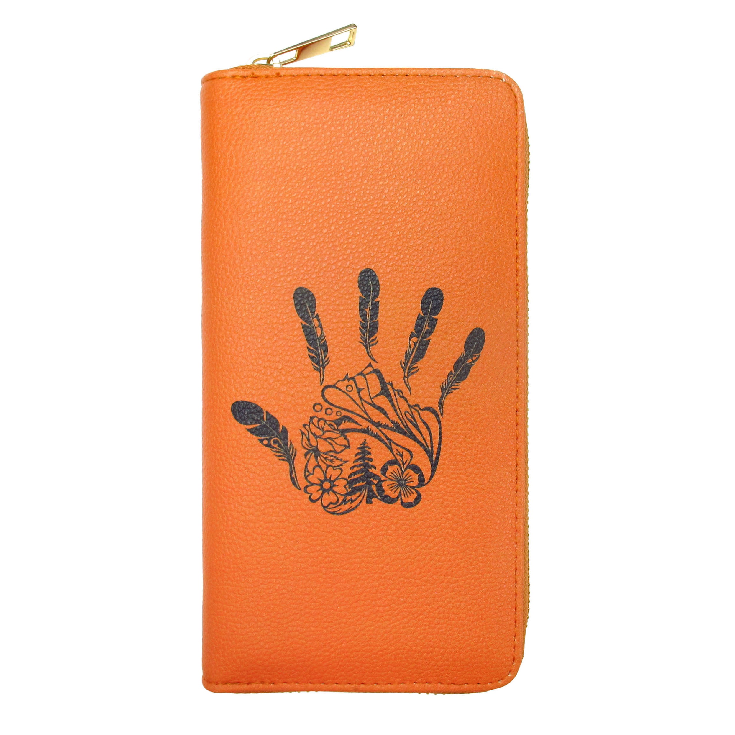 Michelle Stoney Gitxsan Hand Zip-Around Wallet