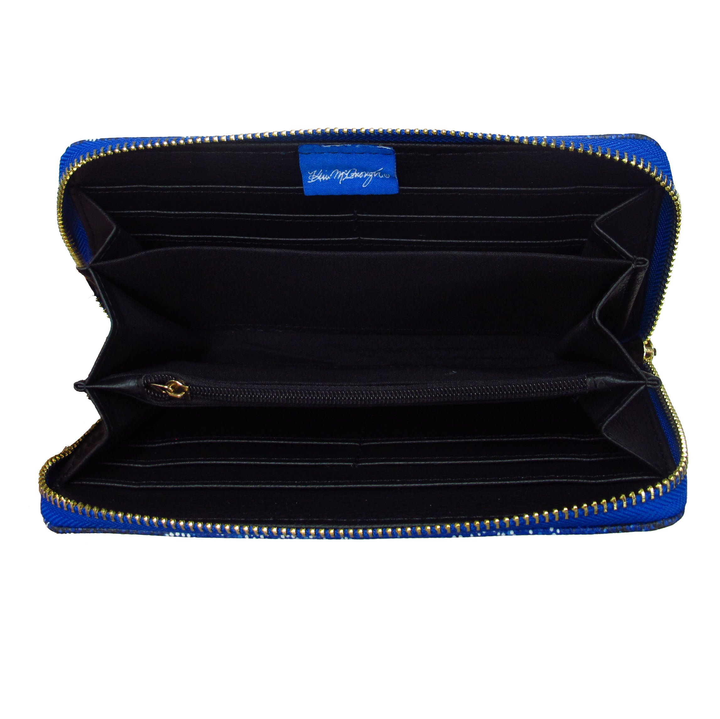 Kim McDonough Celestial Bear Zip-Around Wallet