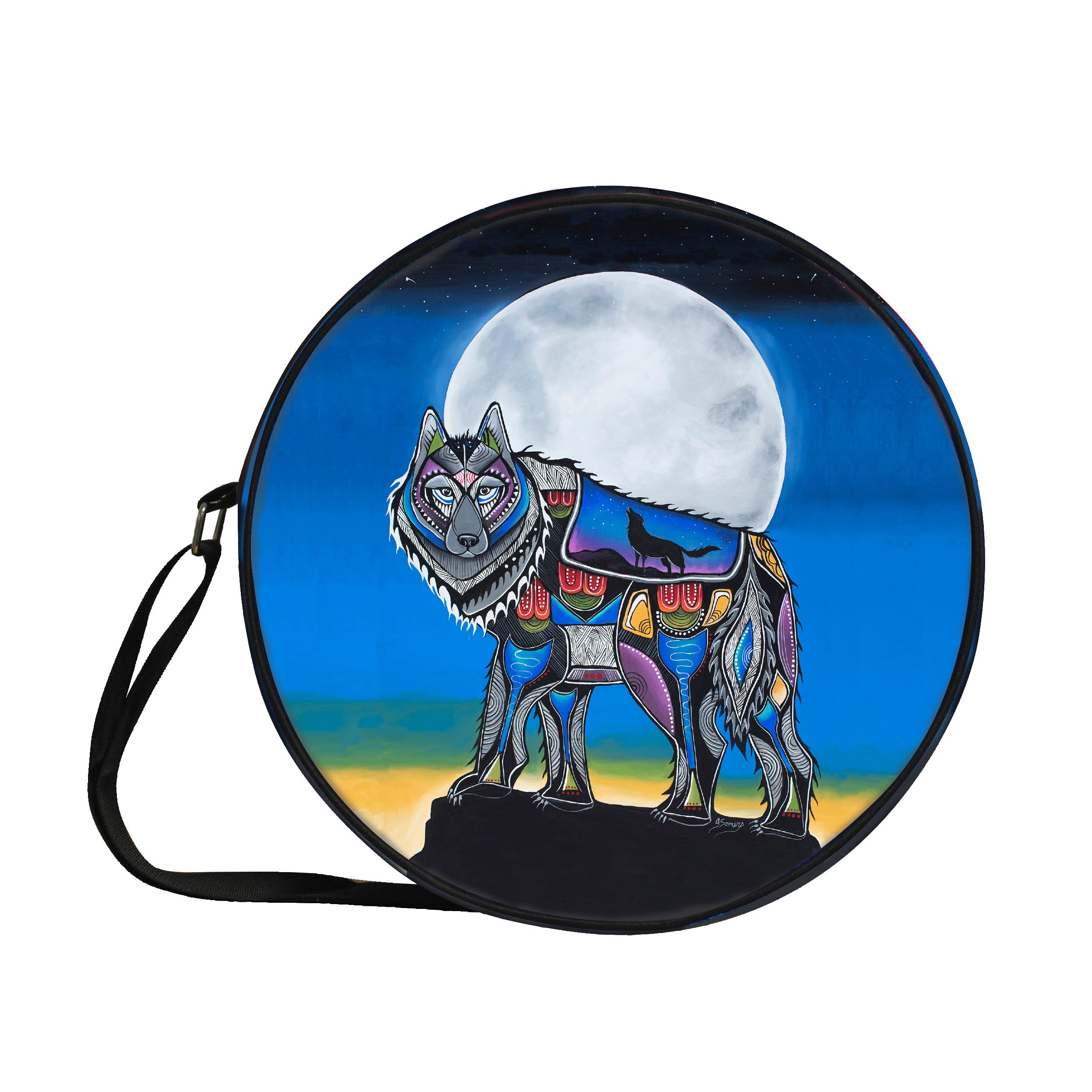 Jessica Somers Wolf 14in Drum Bag