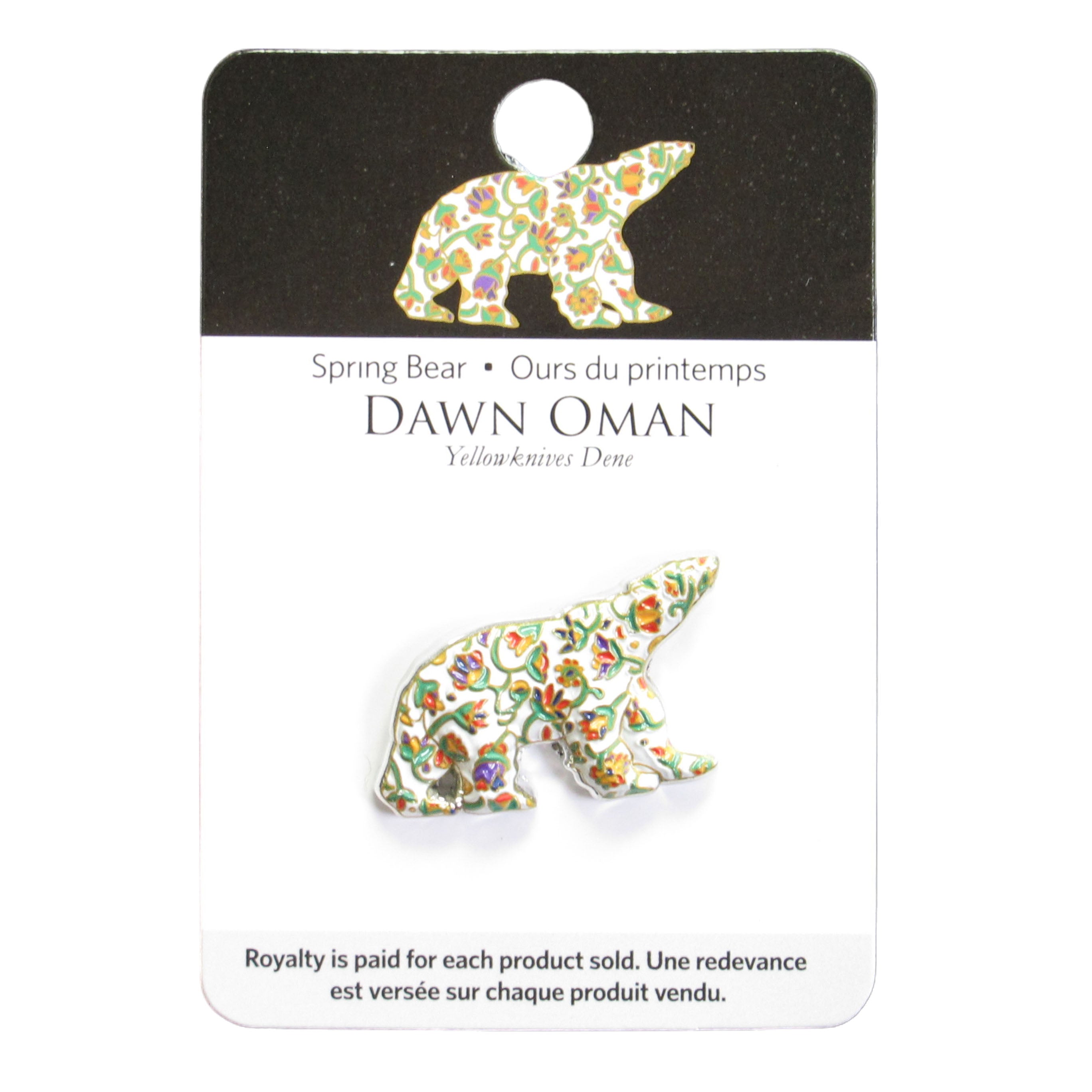 Dawn Oman Spring Bear Pin