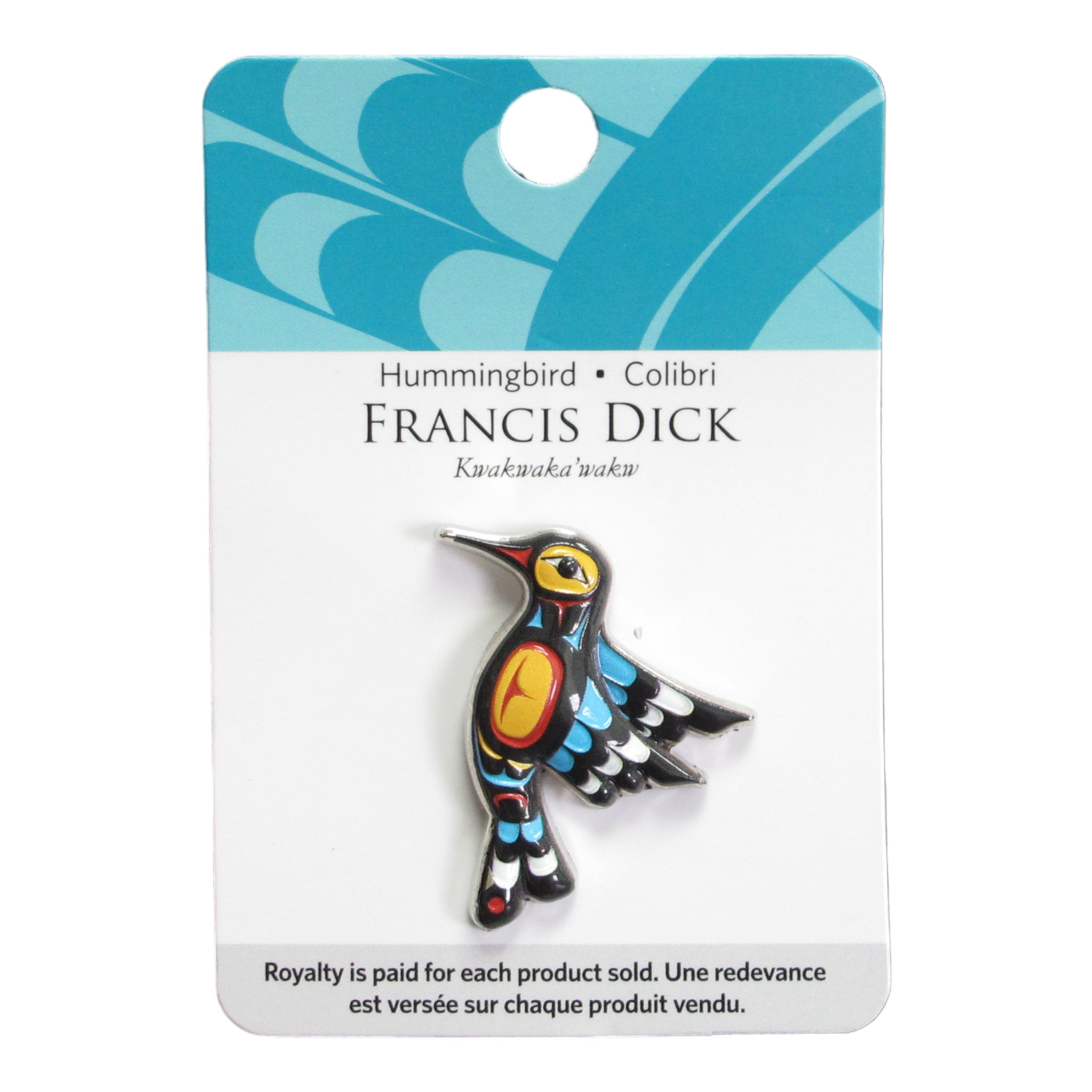 Francis Dick Hummingbird Pin - Out of Stock