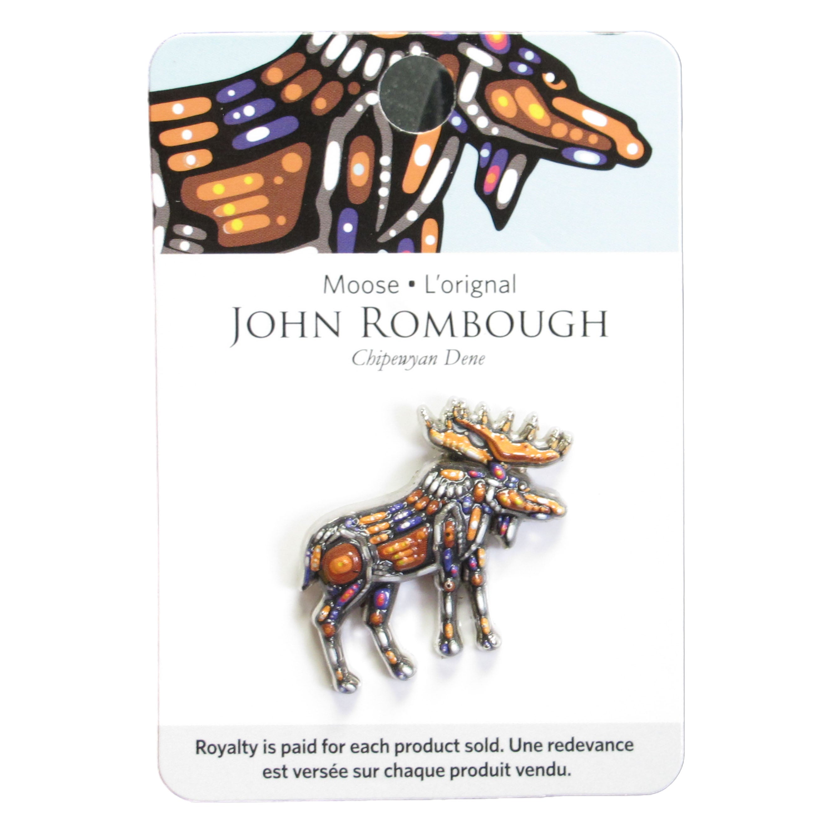John Rombough Moose Pin