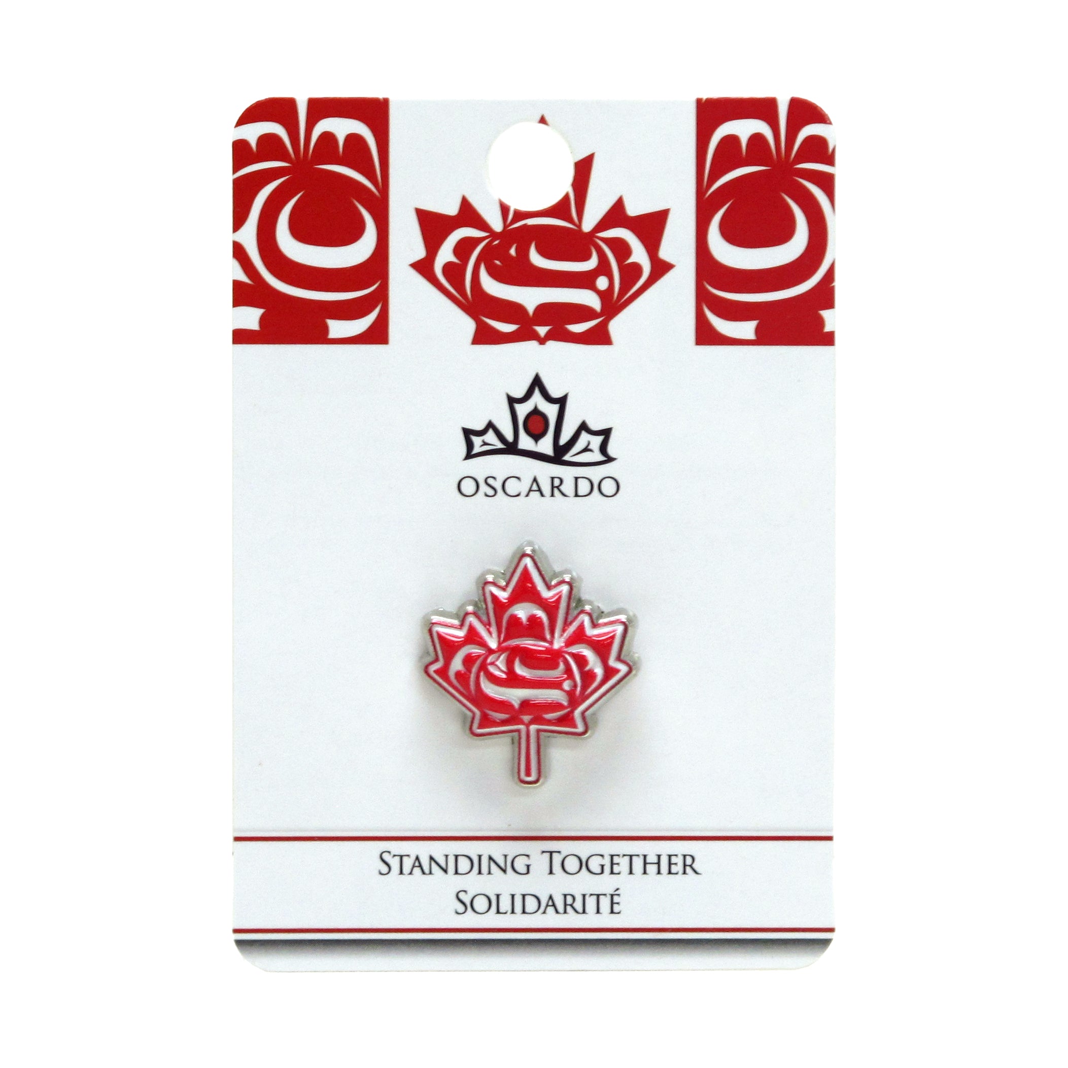 Curtis Wilson Standing Together Leaf Pin