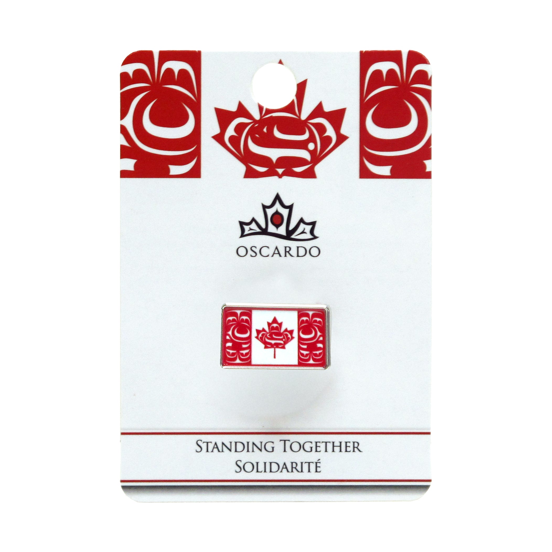 Curtis Wilson Standing Together Flag Pin