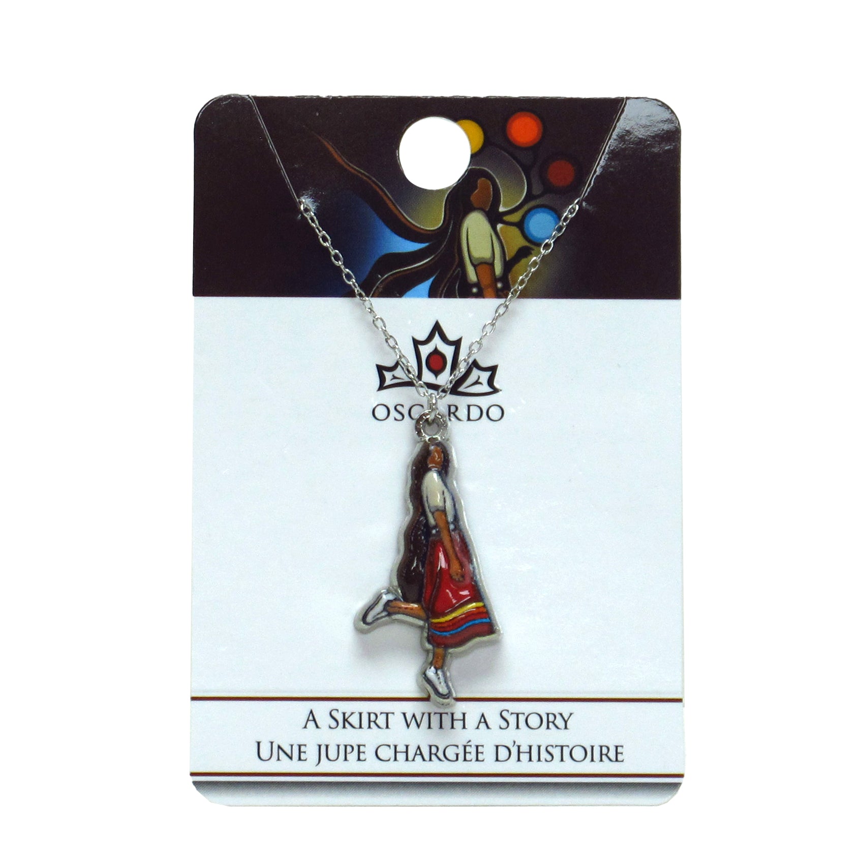 Emily Kewageshig A Skirt with a Story Charm Necklace