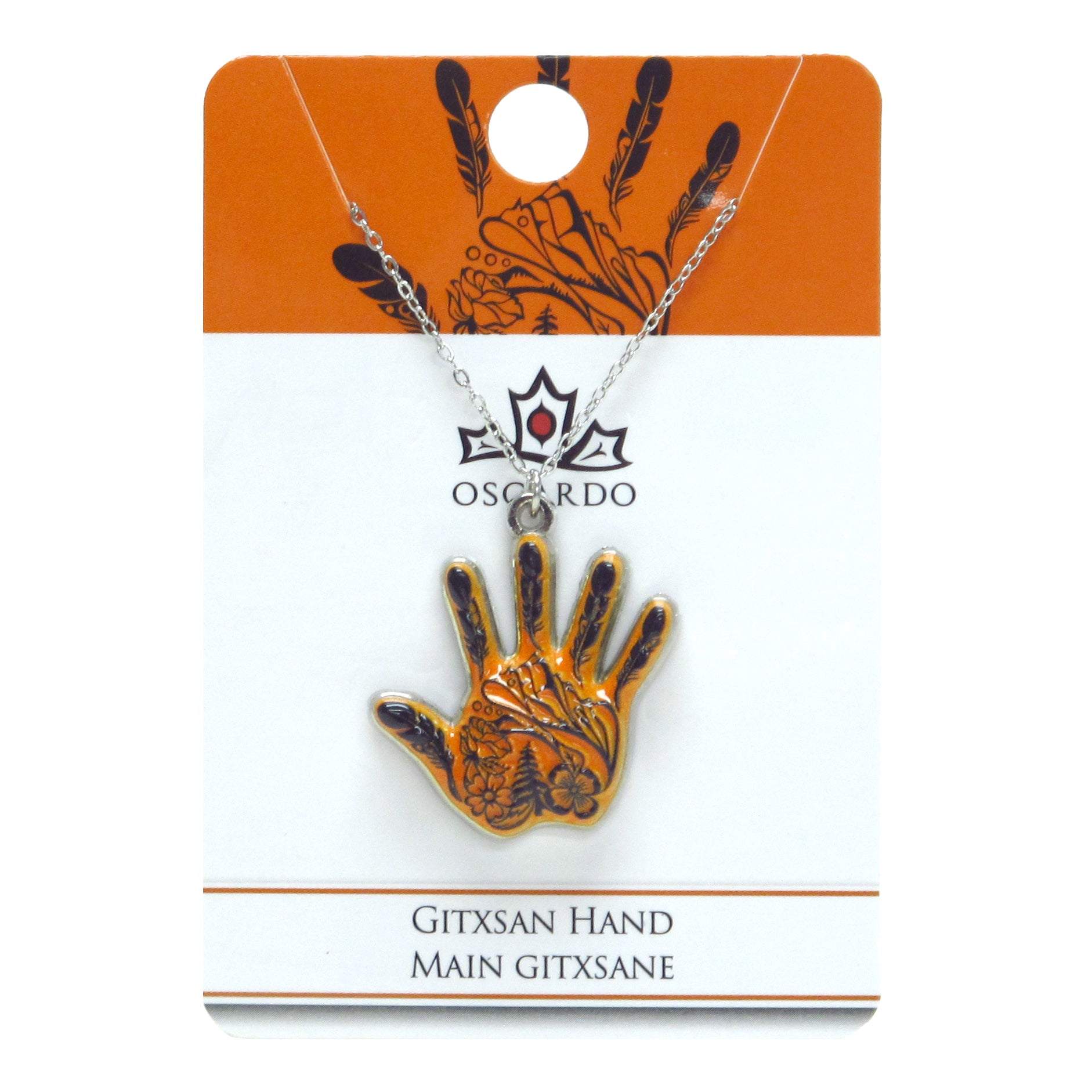 Michelle Stoney Gitxsan Hand Charm Necklace