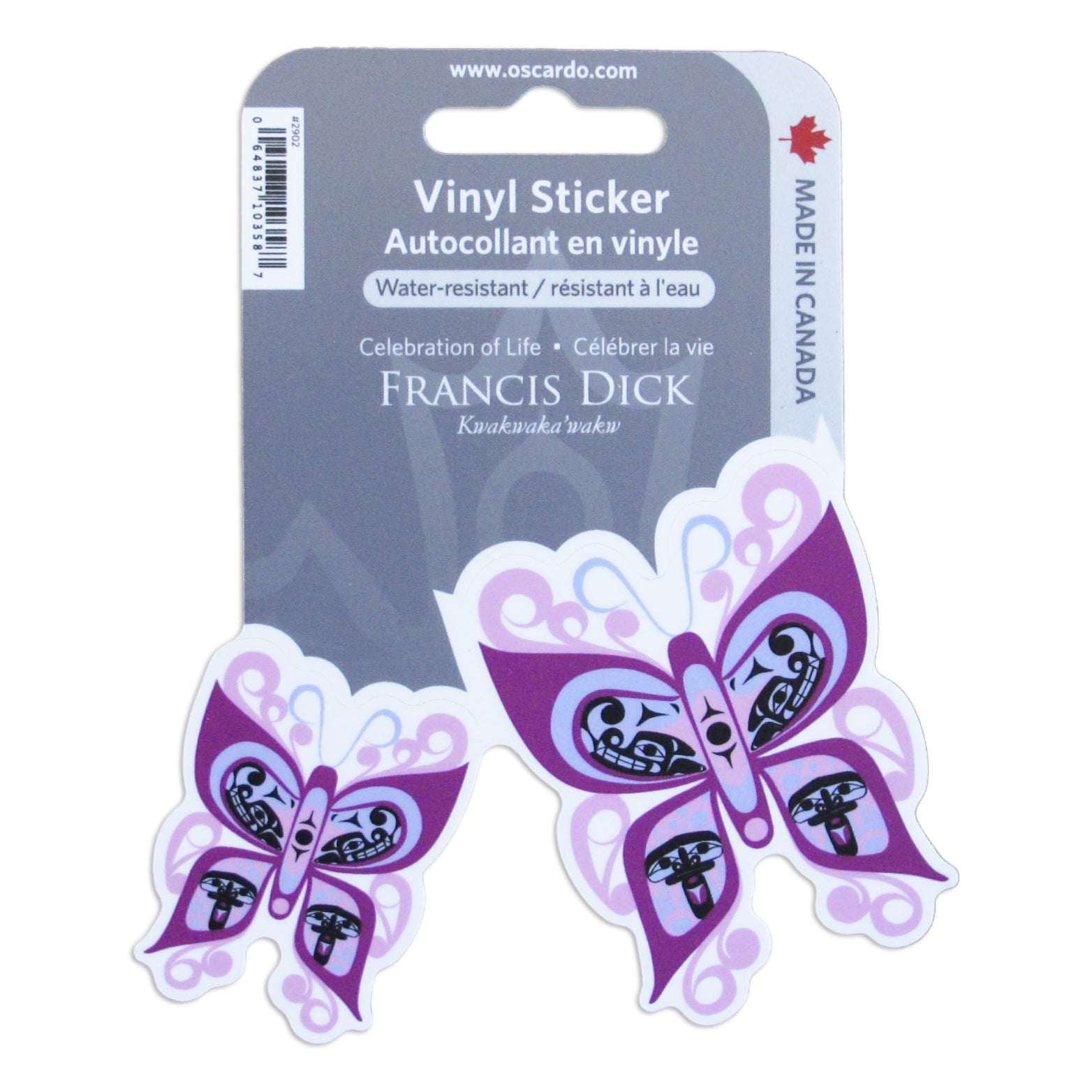 Francis Dick Celebration of Life Vinyl Sticker