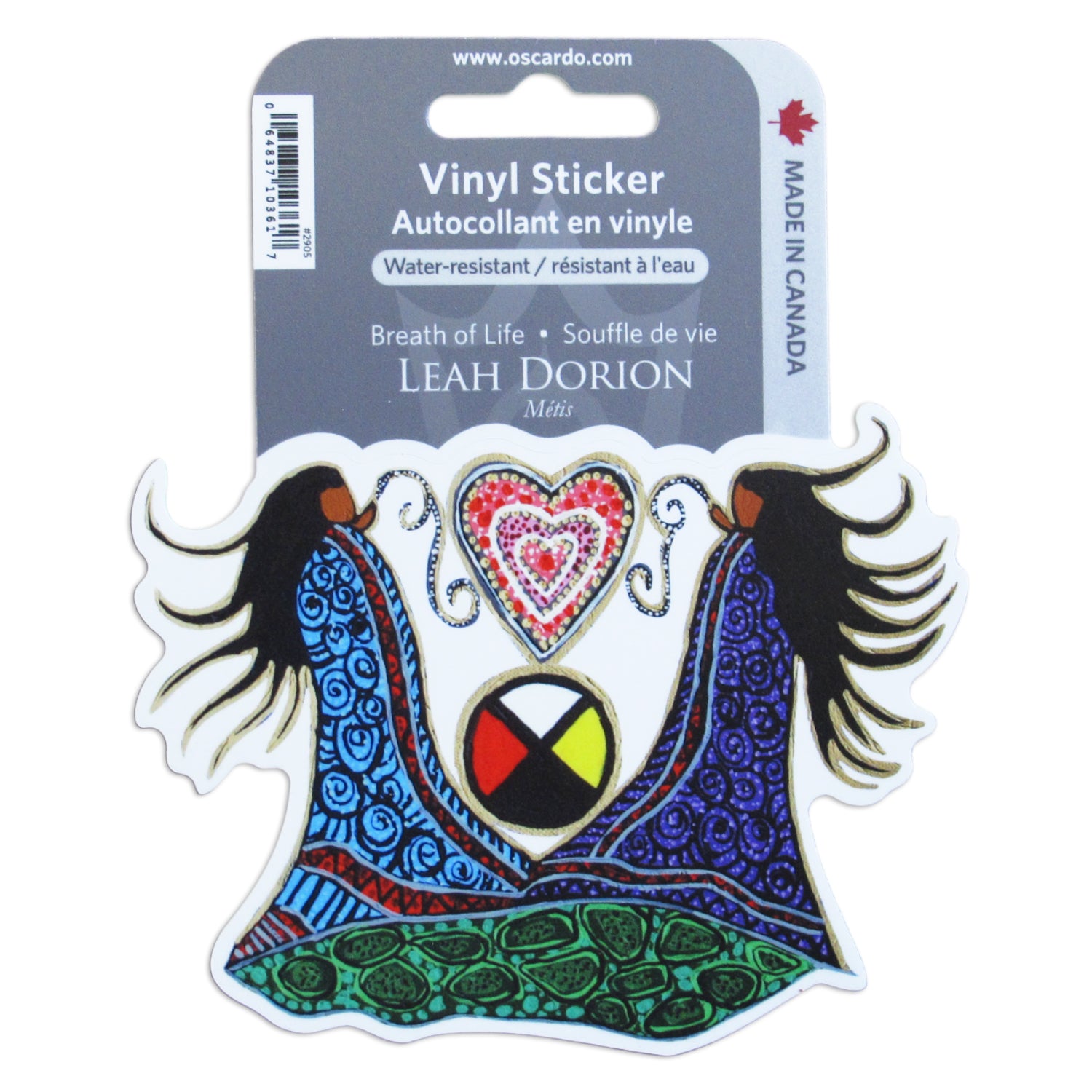 Leah Dorion Breath of Life Vinyl Sticker