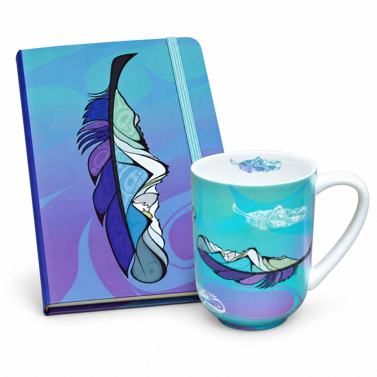 Michelle Stoney Healing Feather Gift Bundle - Indigenous First Nations Art, Designed in Canada