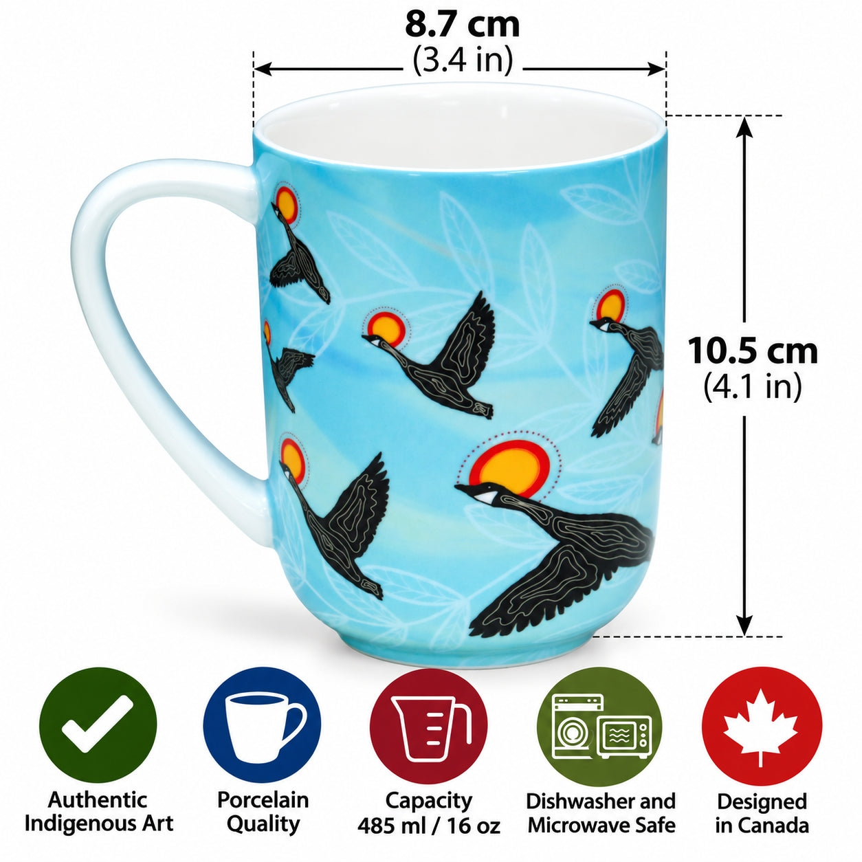Eruoma Awashish Niskak (Geese) Gift Bundle - Indigenous First Nations Art, Designed in Canada
