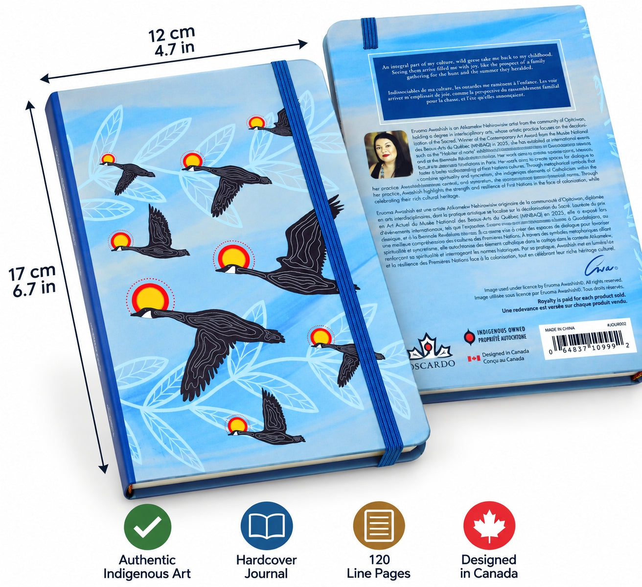 Eruoma Awashish Niskak (Geese) Gift Bundle - Indigenous First Nations Art, Designed in Canada