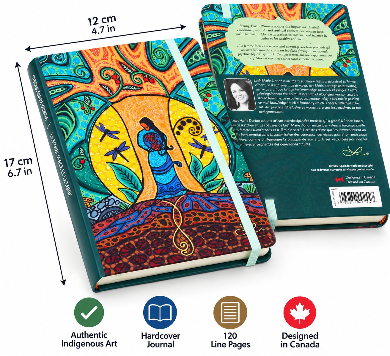 Leah Dorion Strong Earth Woman Gift Bundle - Indigenous Métis Art, Designed in Canada