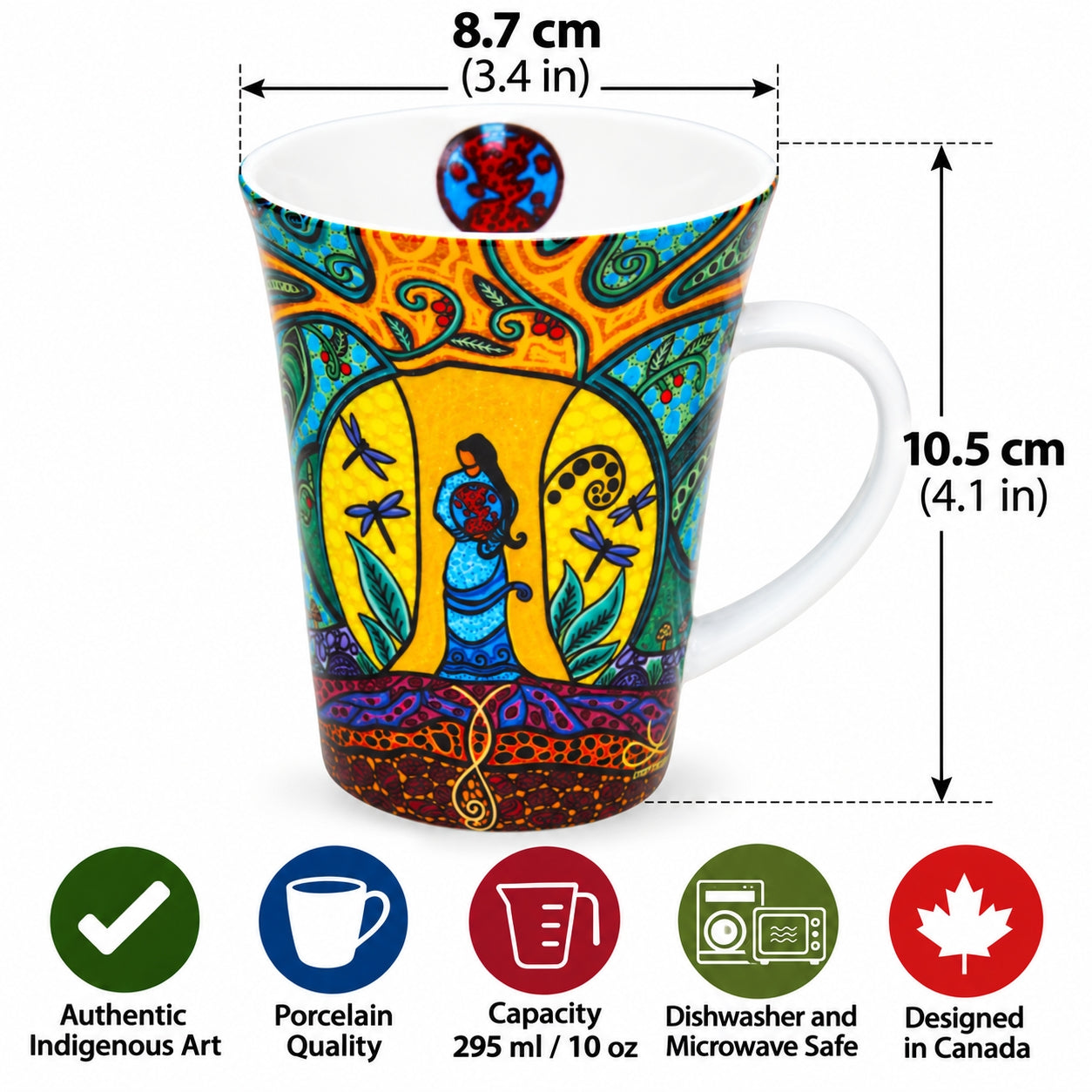 Leah Dorion Strong Earth Woman Holiday Gift Bundle - Indigenous Métis Art, Designed in Canada