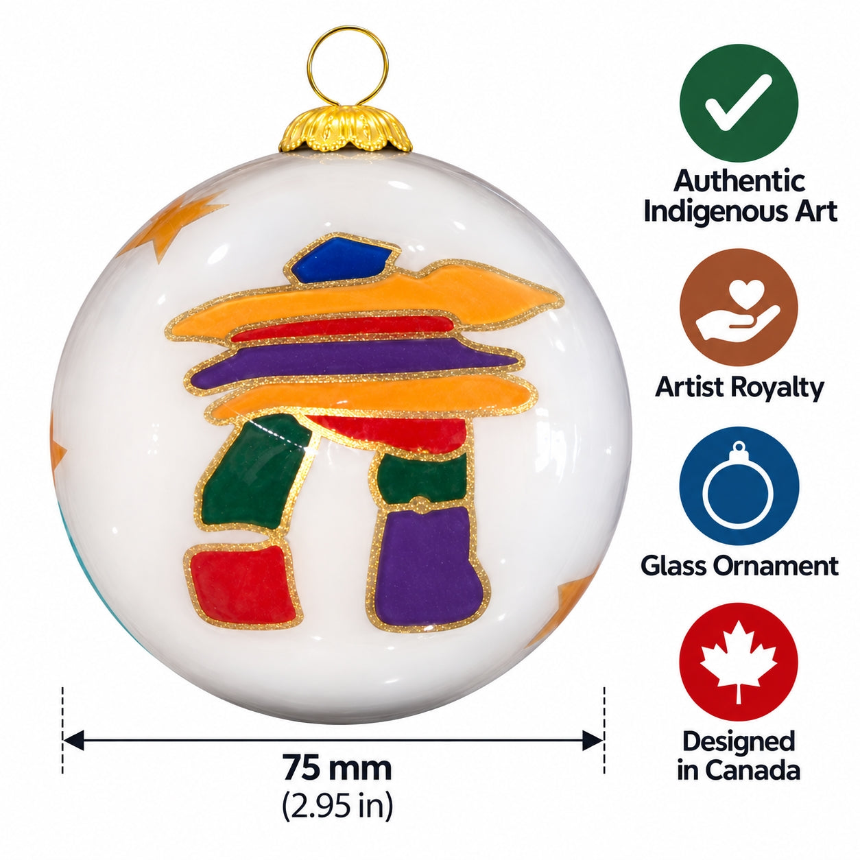 Dawn Oman Inukshuk Holiday Gift Bundle - Indigenous First Nations Art, Designed in Canada