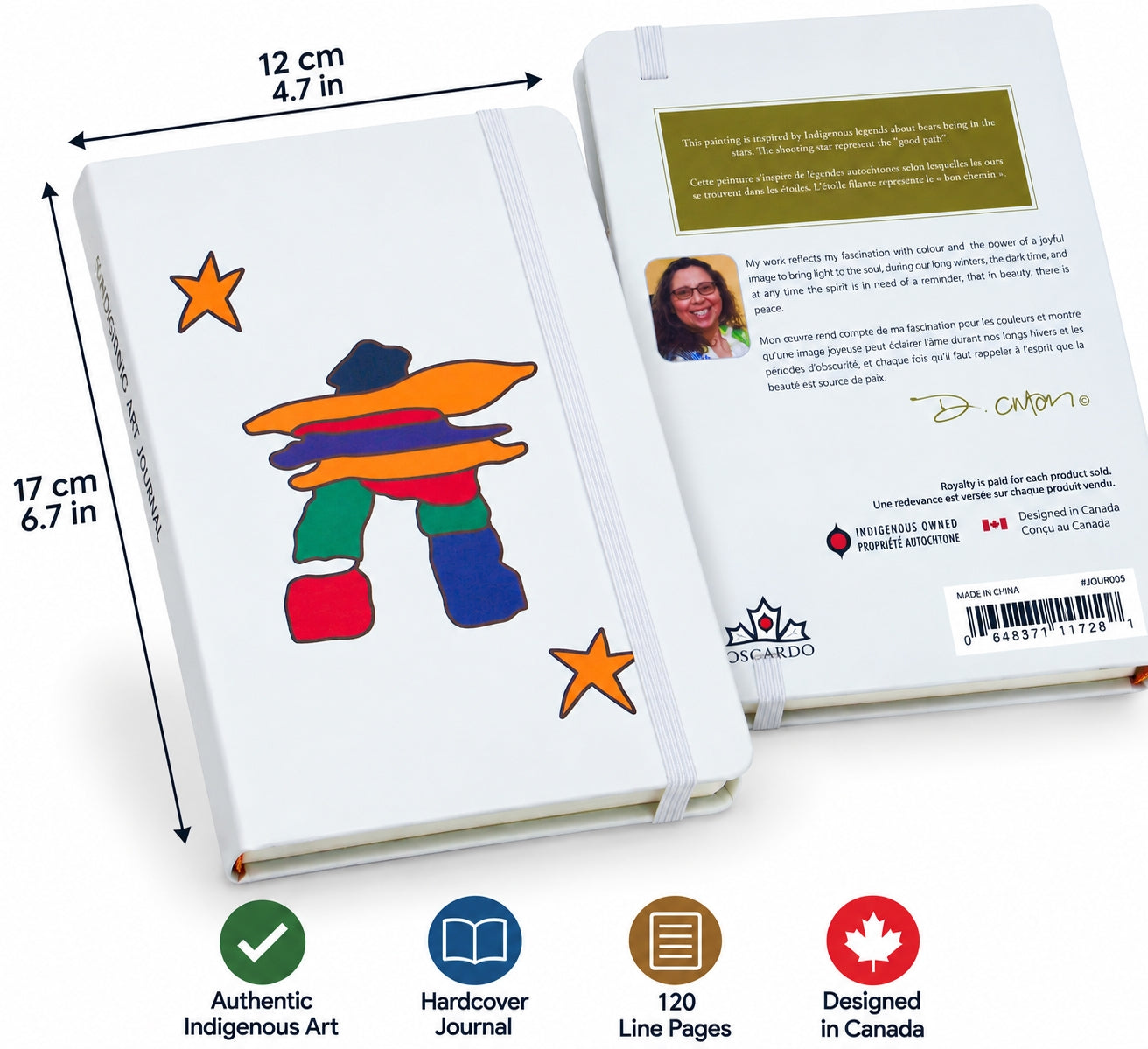 Dawn Oman Inukshuk Holiday Gift Bundle - Indigenous First Nations Art, Designed in Canada