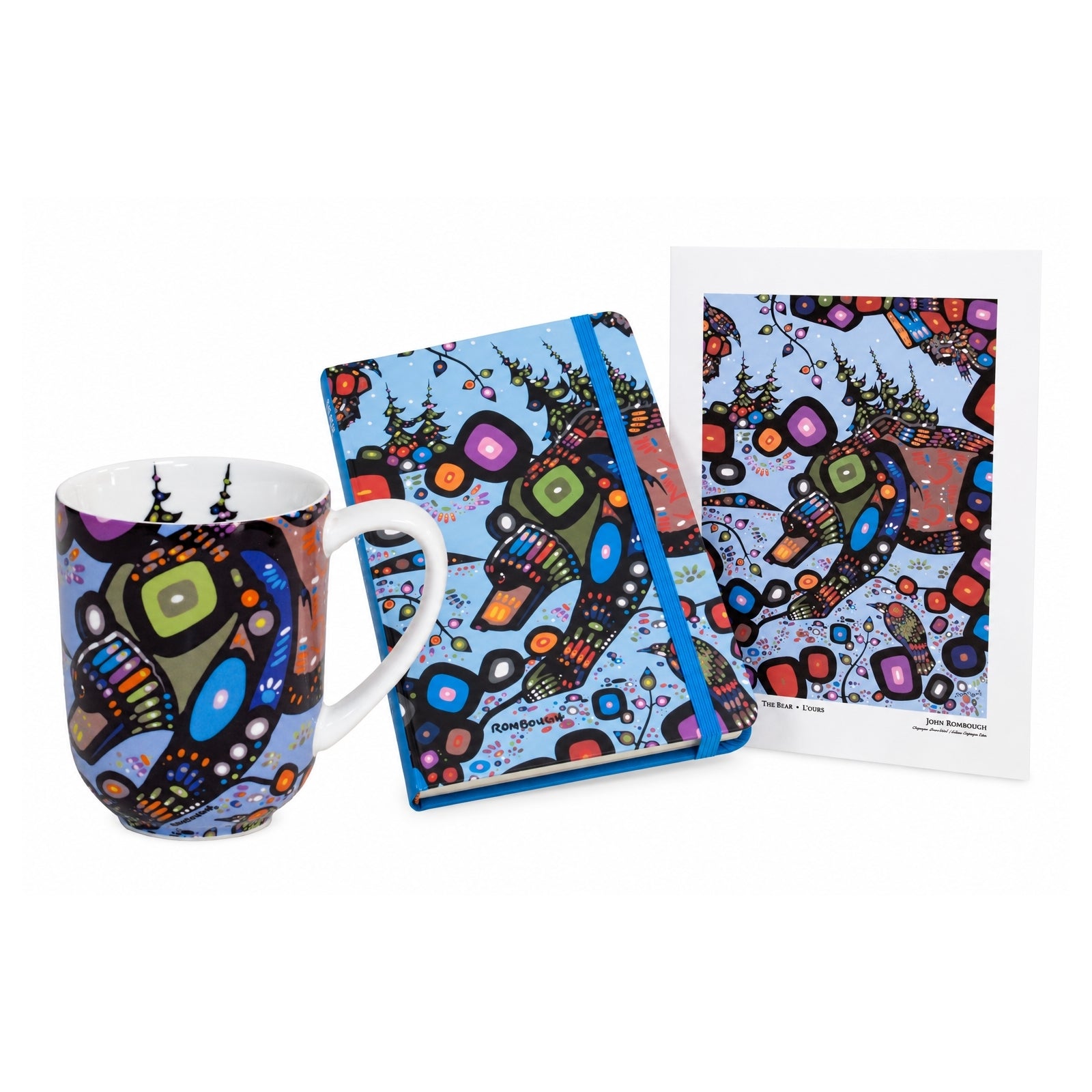 John Rombough Bear Indigenous Art Gift Bundle