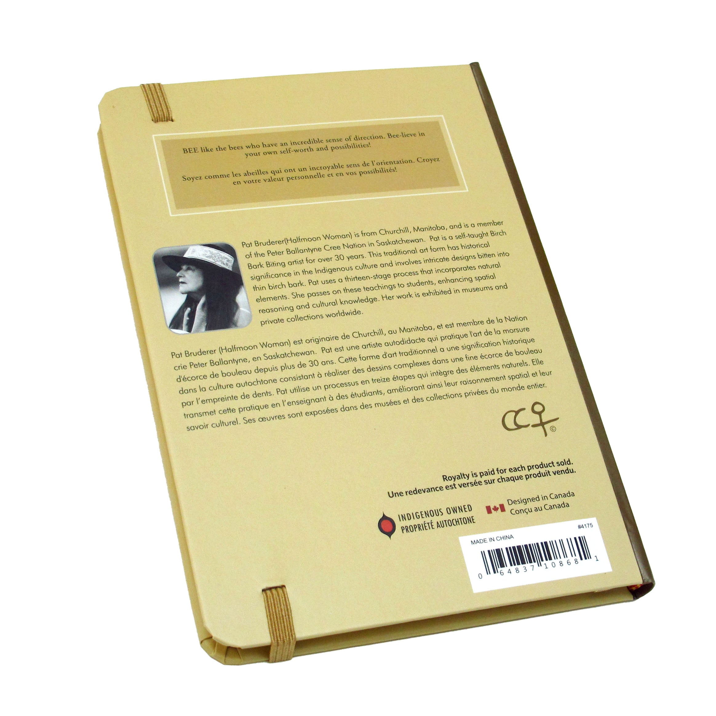 Pat Bruderer Bee-Lieve Hardcover Journal