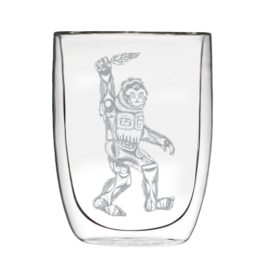 Jessica Sommers Sasquatch Double-Wall Glass