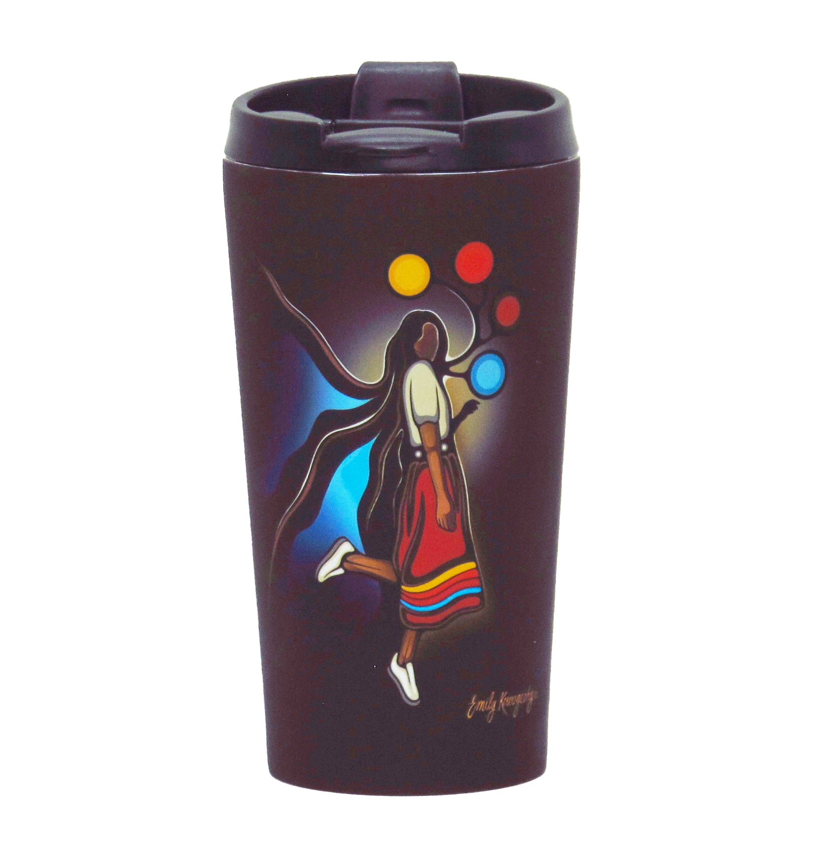 Emily Kewageshig A Skirt with a Story Travel Mug