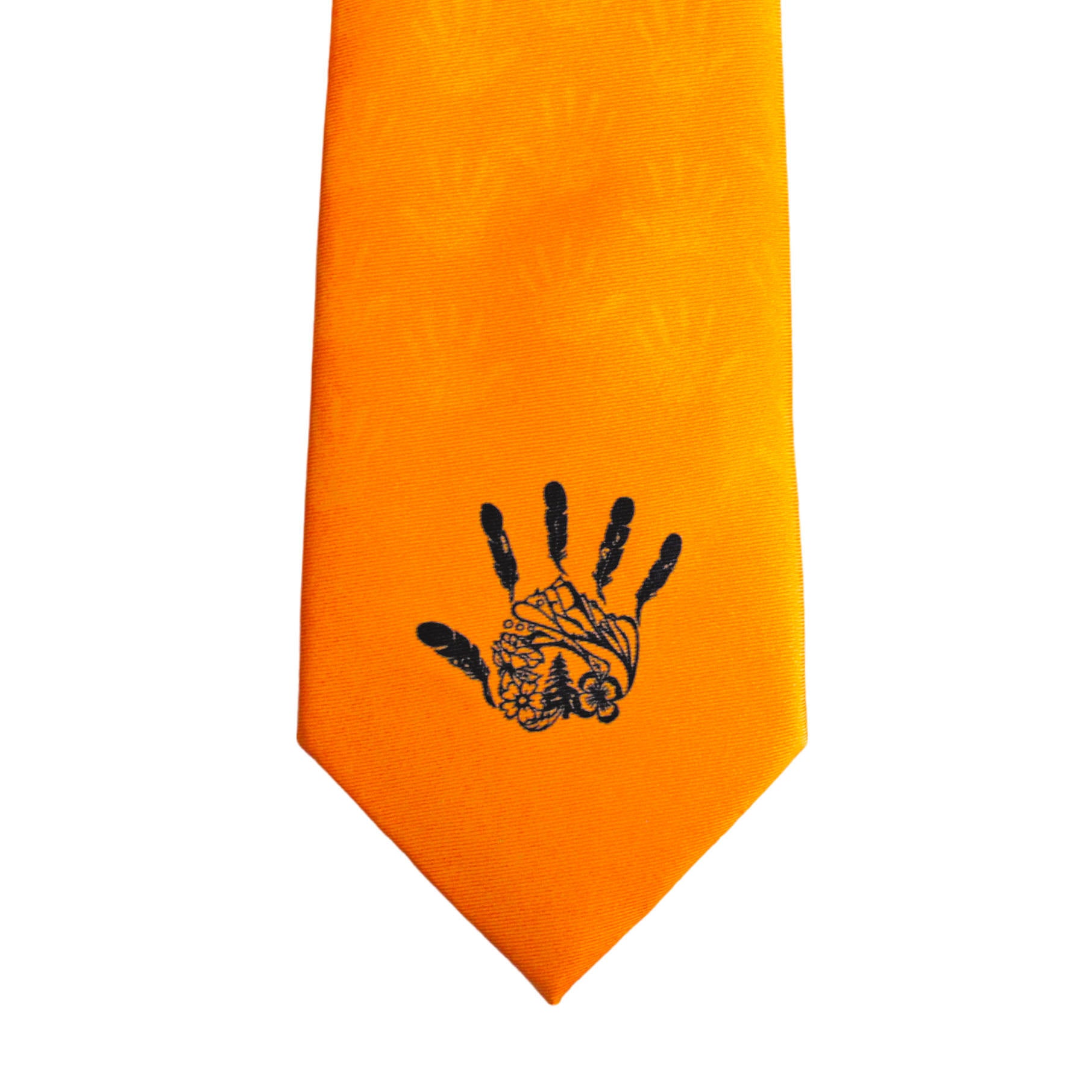 Michelle Stoney Gitxsan Hand Artist Design Silk Tie