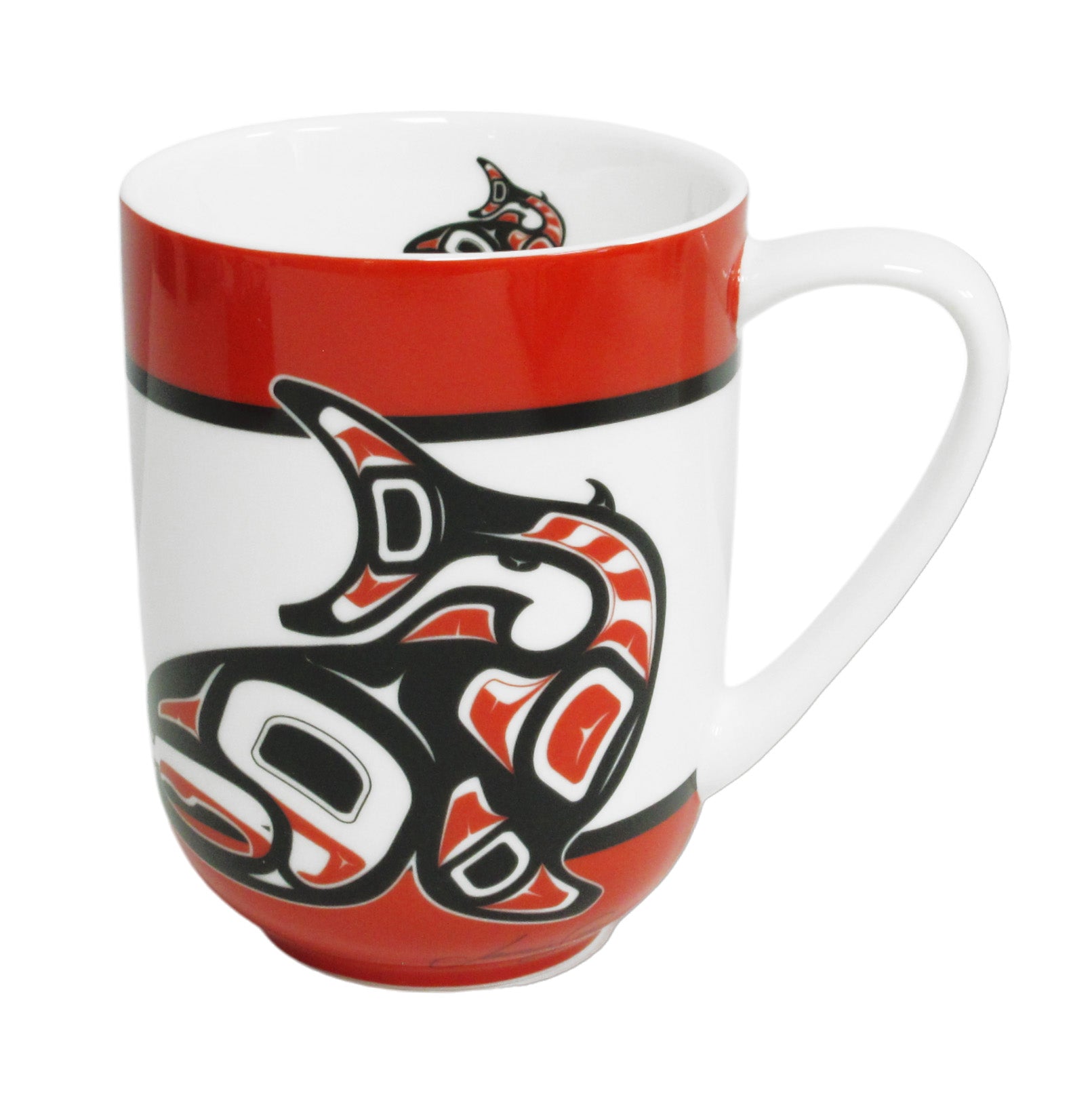 Jamie Sterritt Salmon Porcelain Mug
