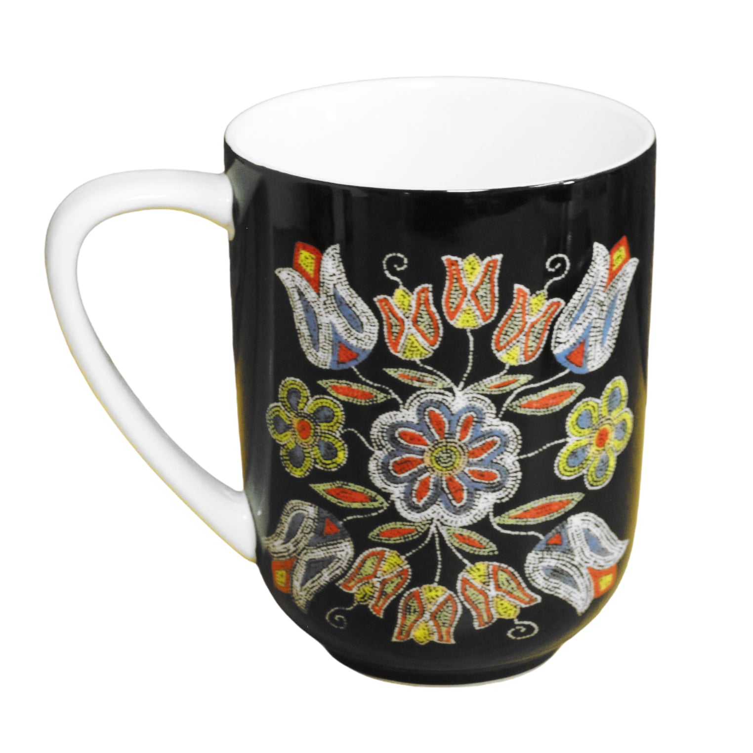 Deb Malcolm Silver Threads Porcelain Mug