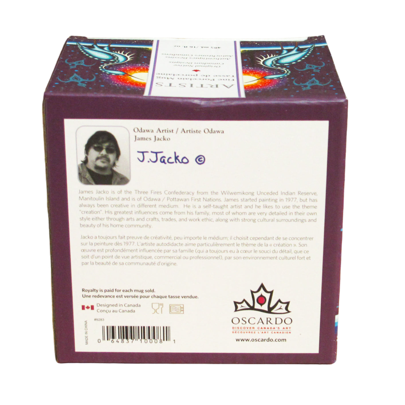 James Jacko Crane Porcelain Mug