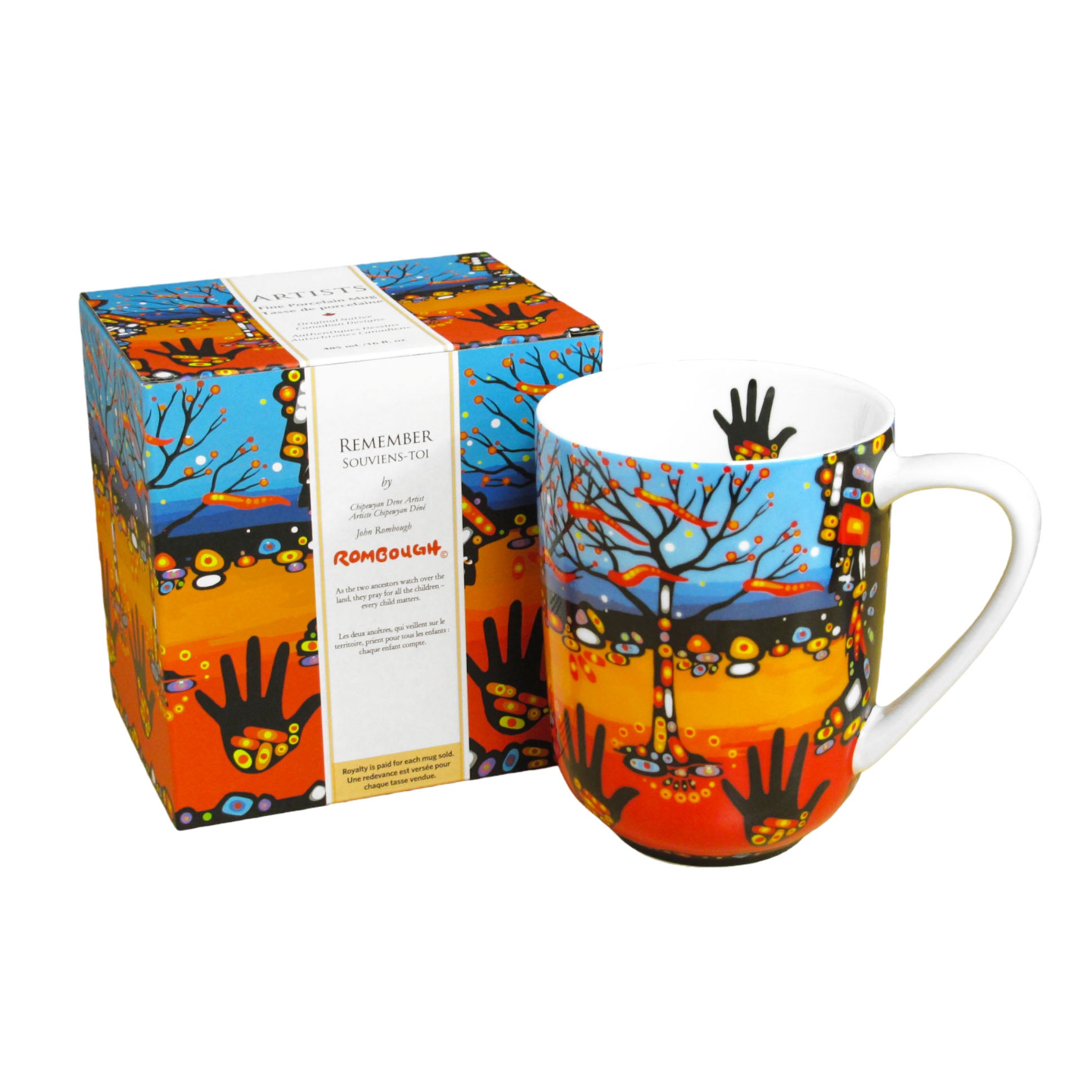 John Rombough Remember Porcelain Mug