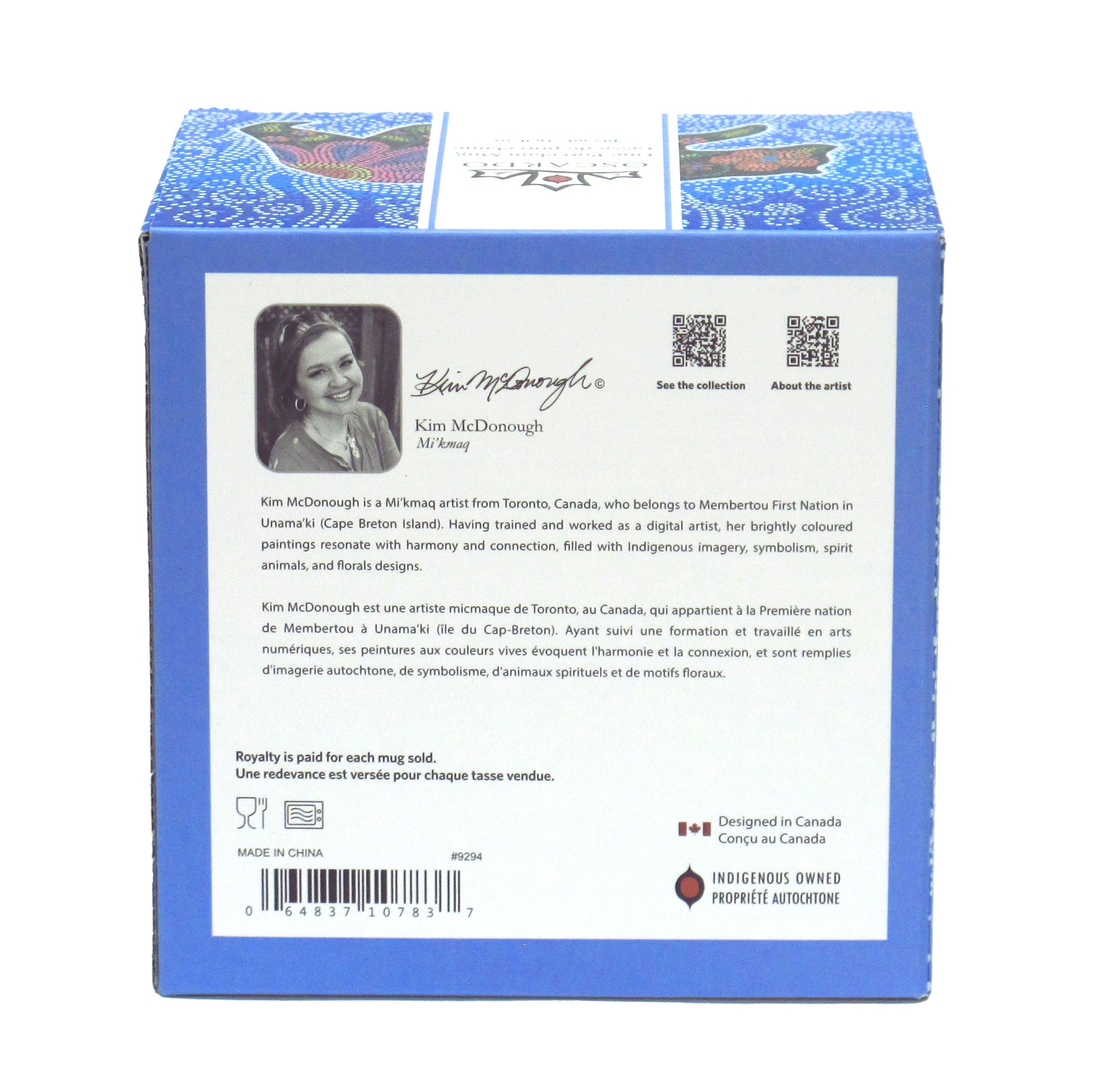 Kim McDonough Celestial Bear Porcelain Mug Broad