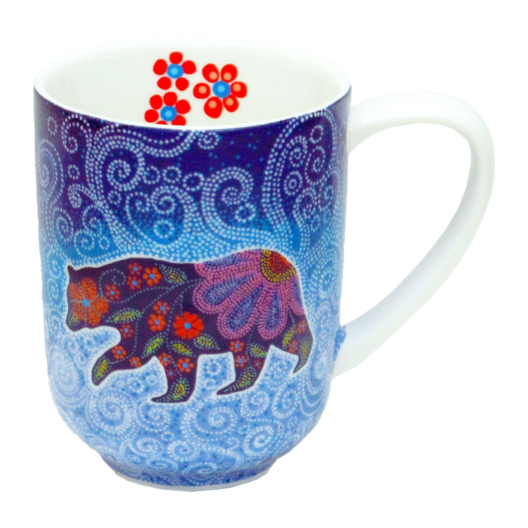 Kim McDonough Celestial Bear Porcelain Mug Broad